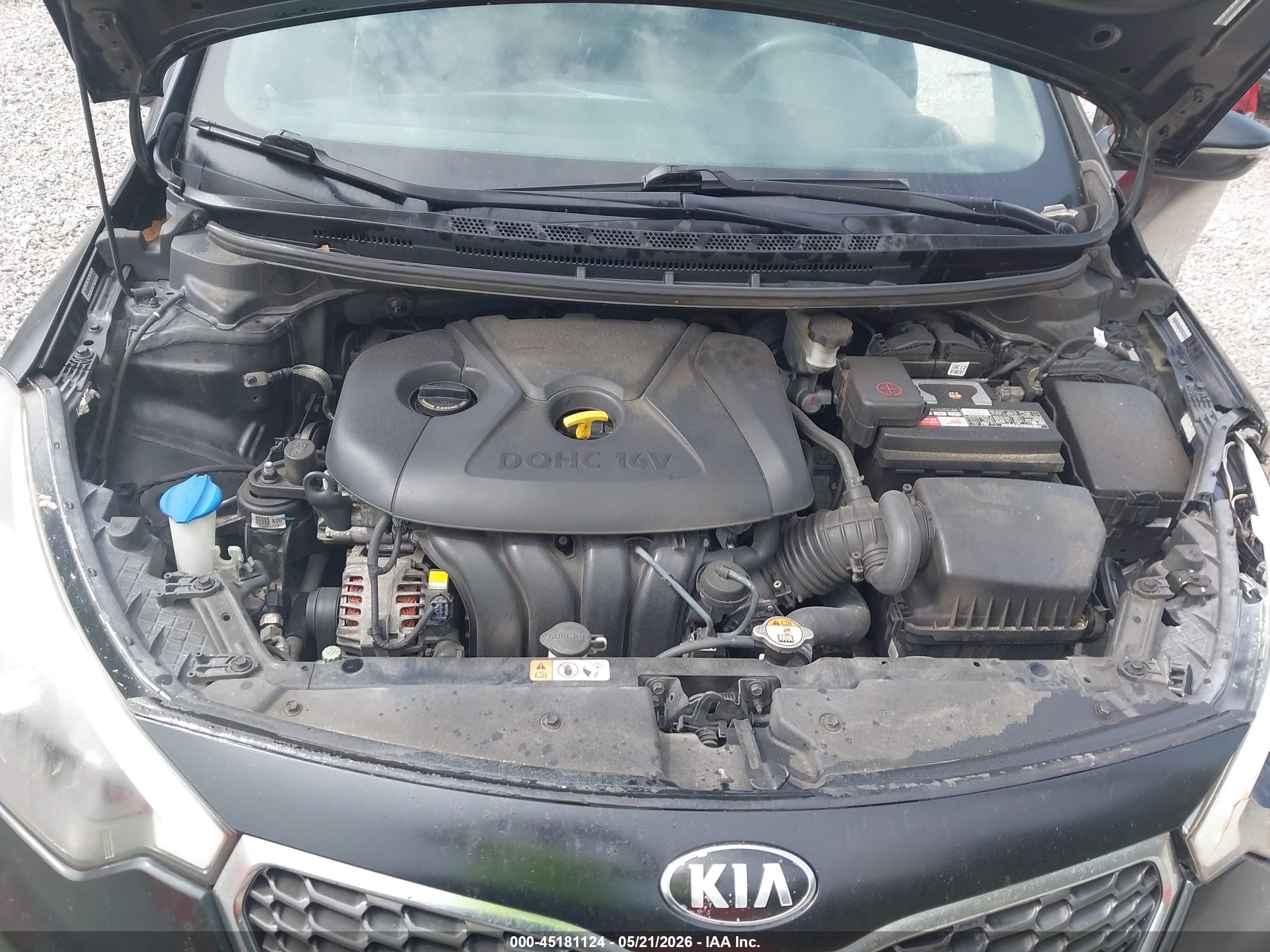 2015 Kia Forte Lx Black vin: KNAFX4A66F5339273