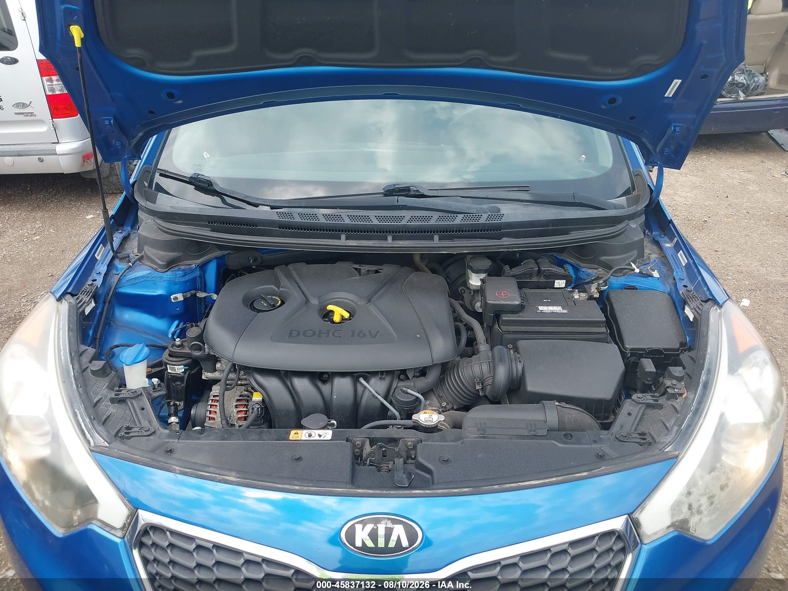 2015 Kia Forte Lx Blue vin: KNAFX4A66F5353156