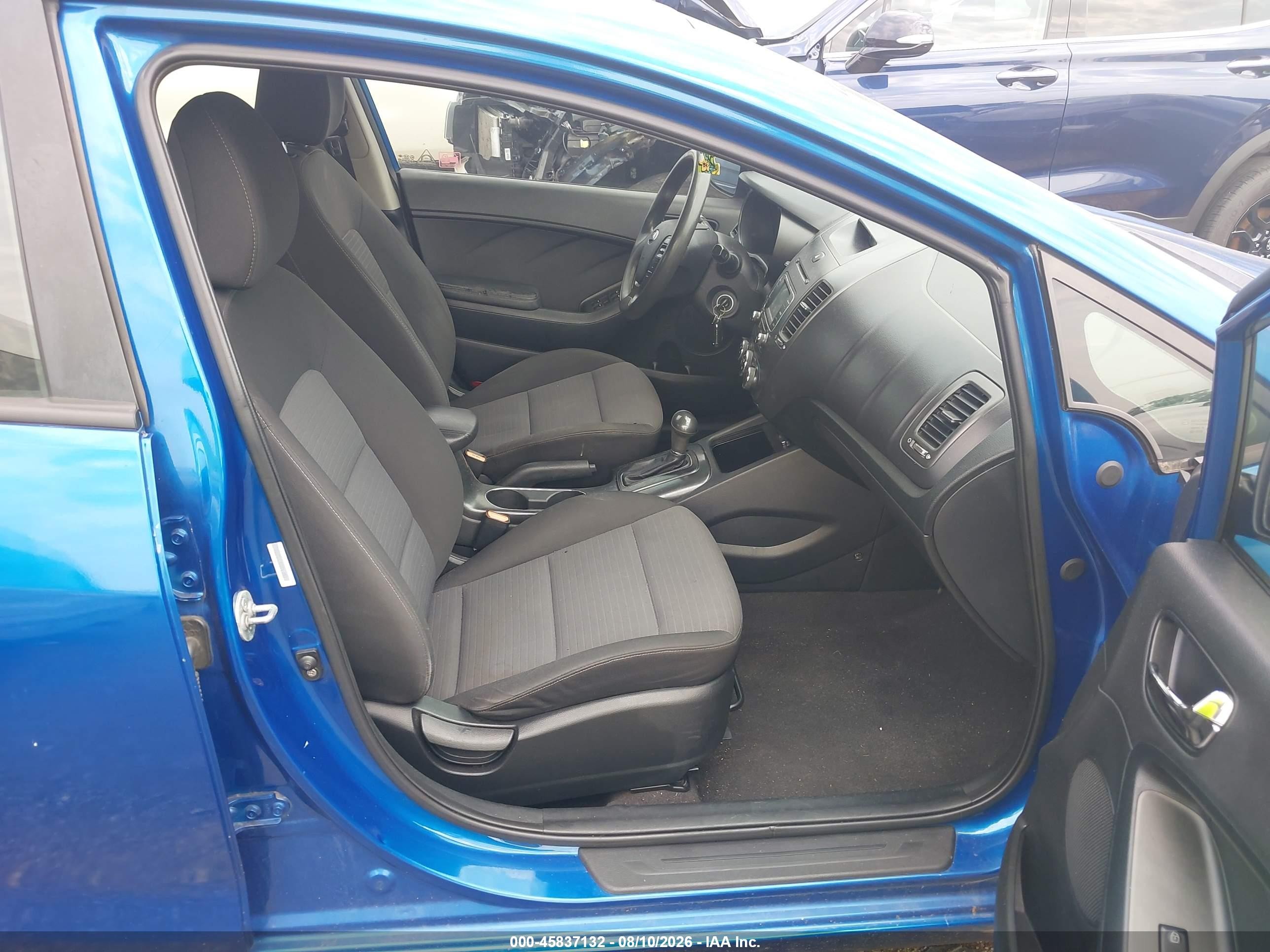 2015 Kia Forte Lx Blue vin: KNAFX4A66F5353156