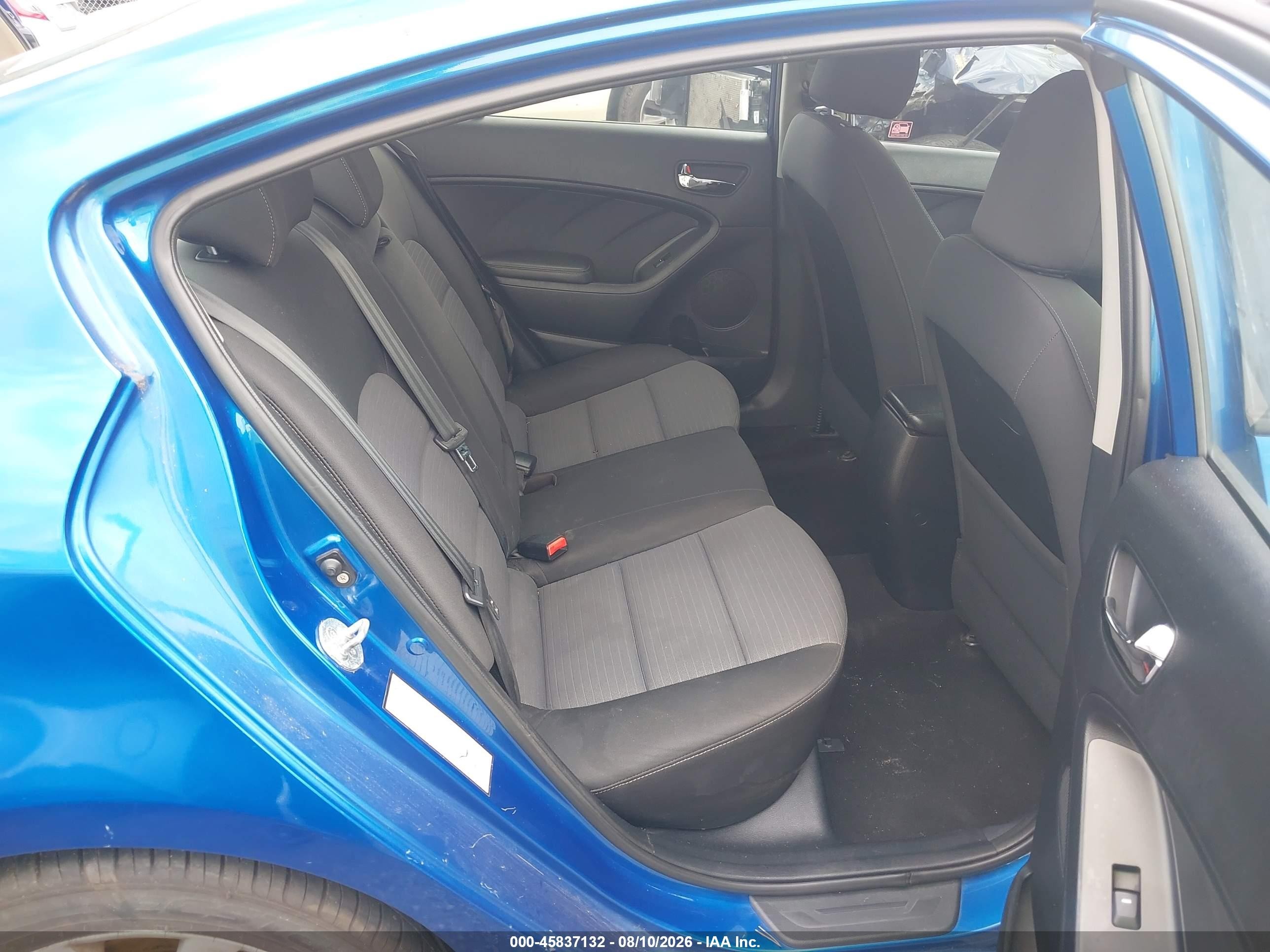 2015 Kia Forte Lx Blue vin: KNAFX4A66F5353156