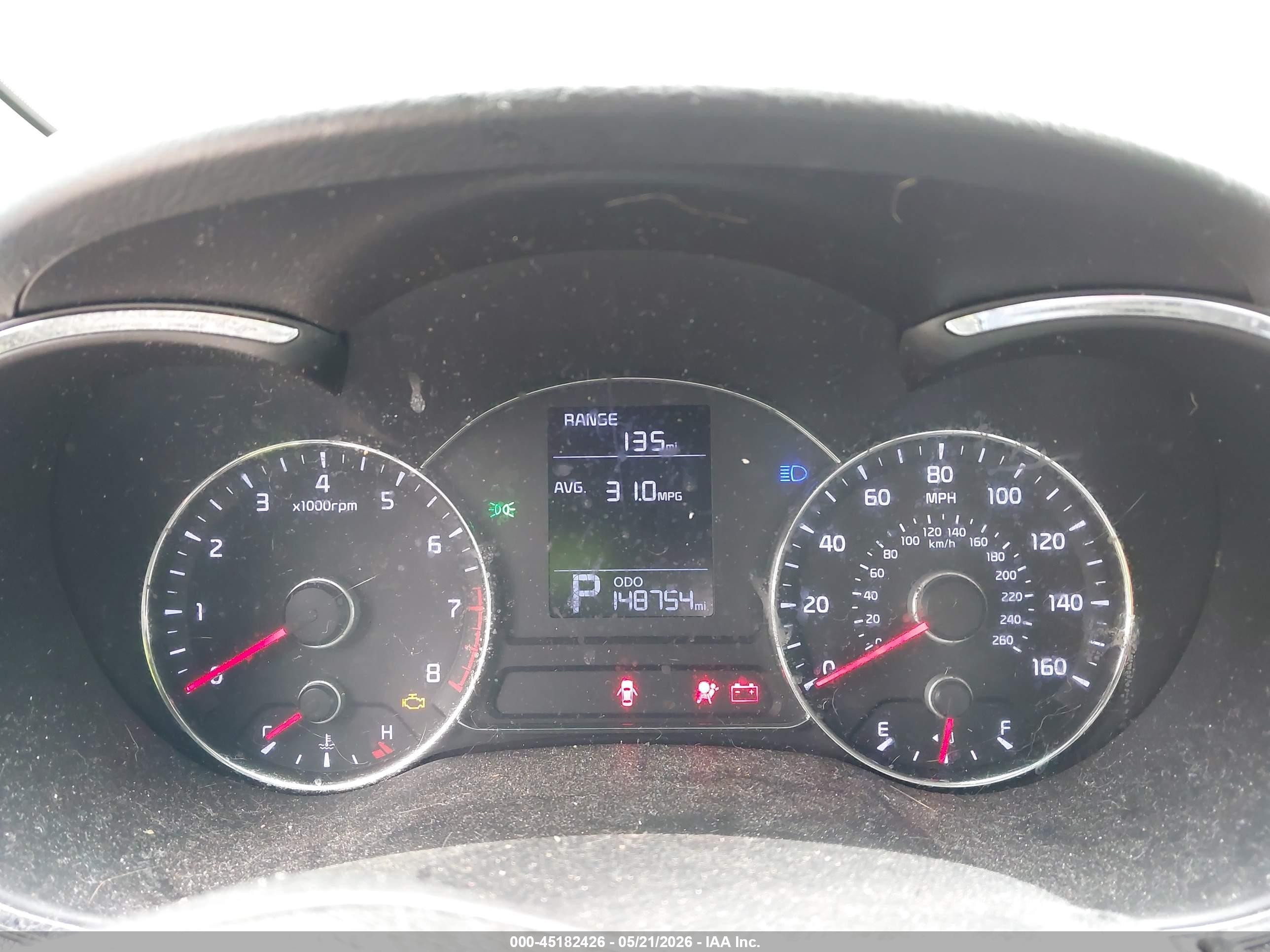 2015 Kia Forte Lx Gray vin: KNAFX4A66F5366831