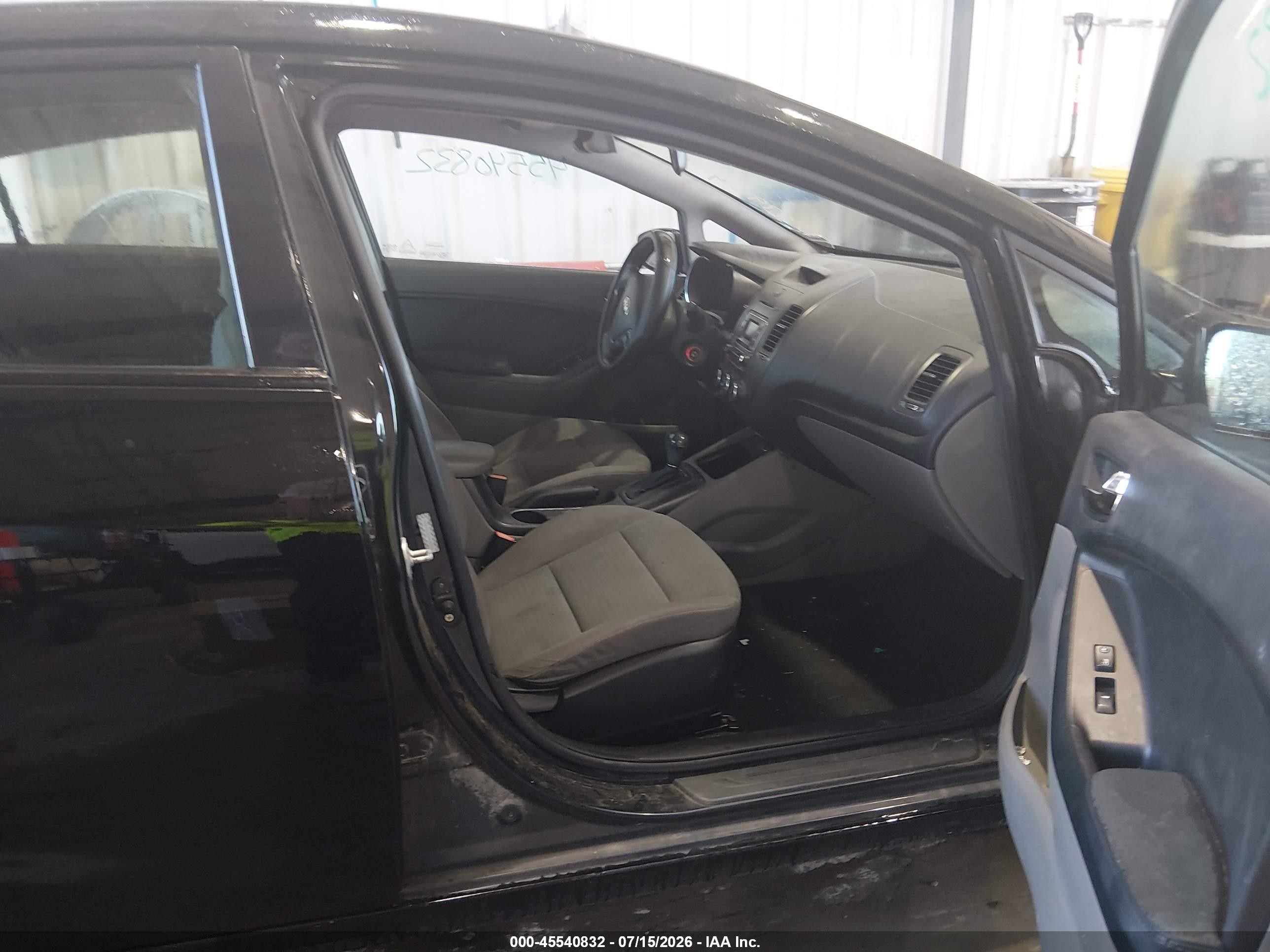 2014 Kia Forte Lx Black vin: KNAFX4A67E5047954