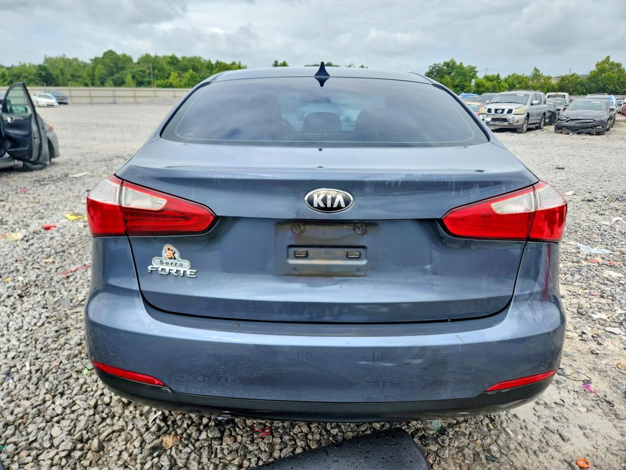 2014 Kia Forte Lx Blue vin: KNAFX4A67E5079674