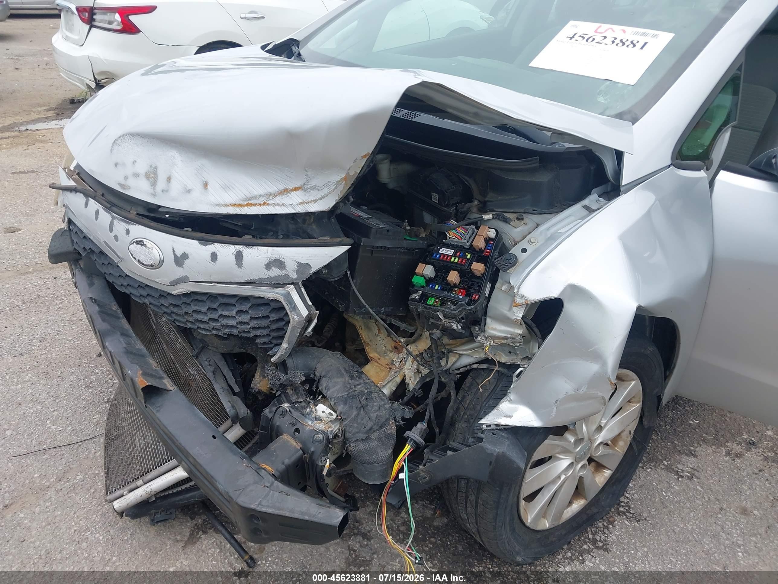 2014 Kia Forte Lx Silver vin: KNAFX4A67E5125990