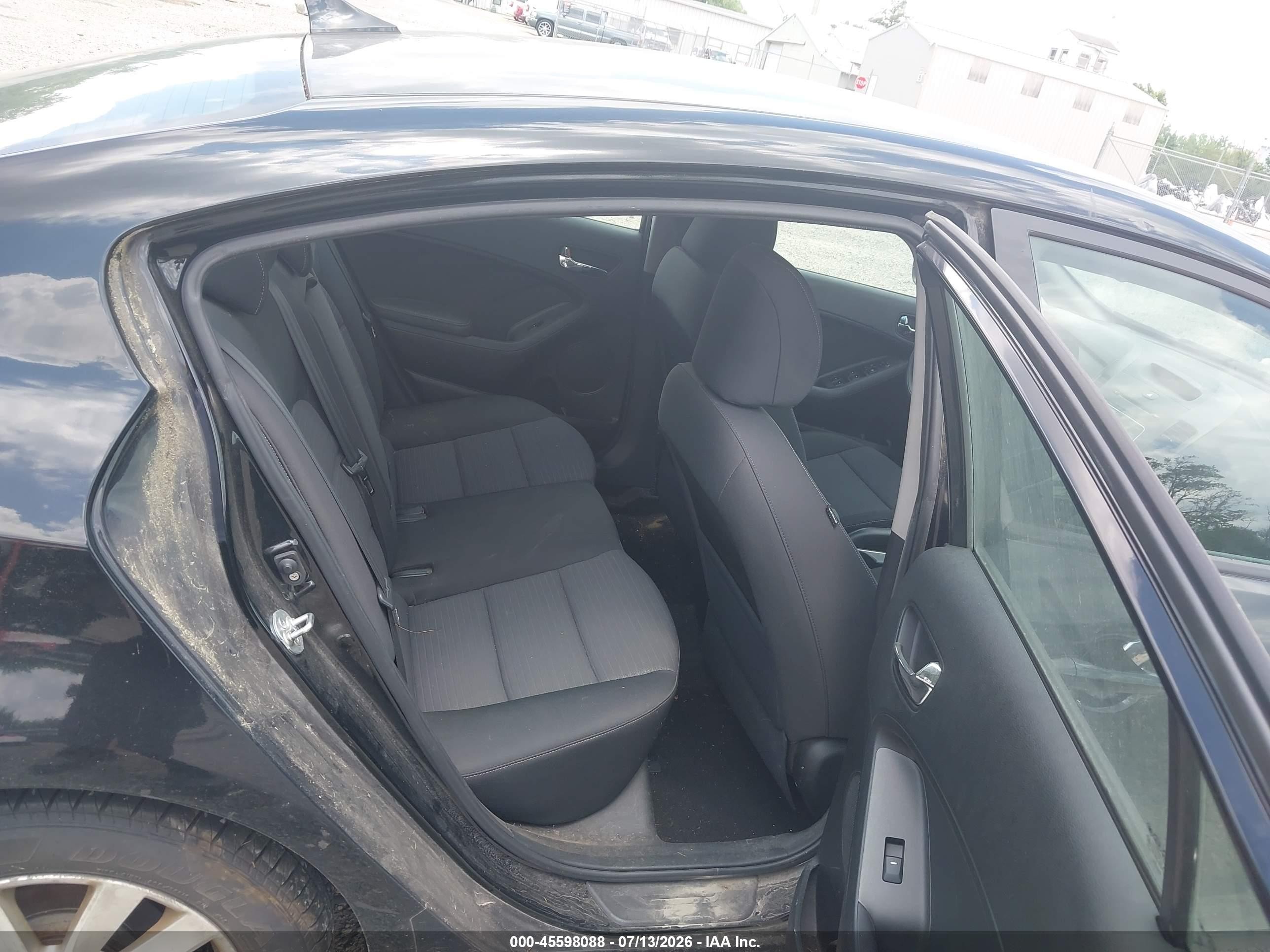 2014 Kia Forte Lx Black vin: KNAFX4A67E5166832