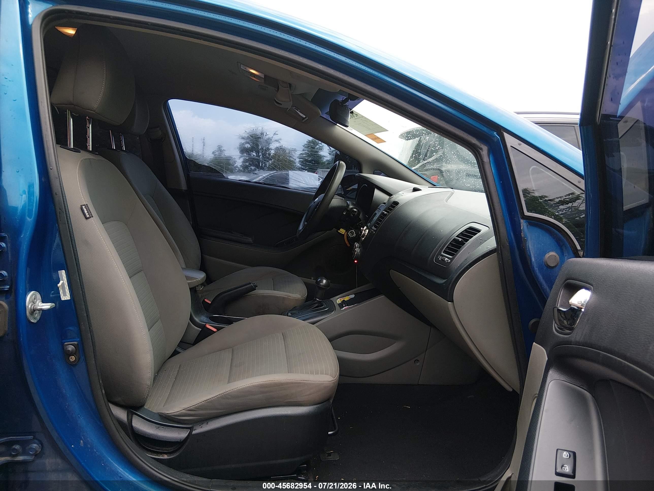 2014 Kia Forte Lx Blue vin: KNAFX4A67E5223787