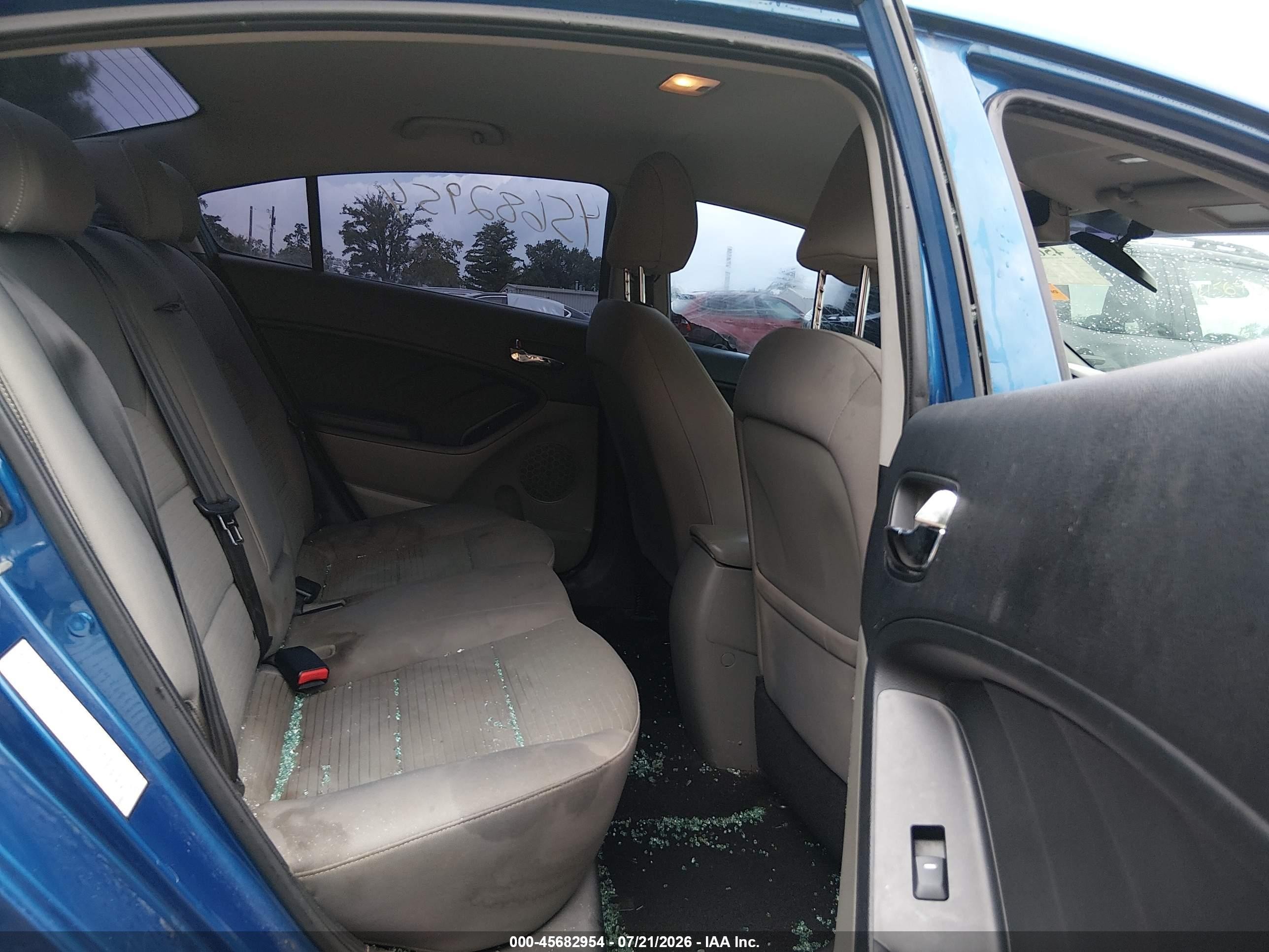 2014 Kia Forte Lx Blue vin: KNAFX4A67E5223787