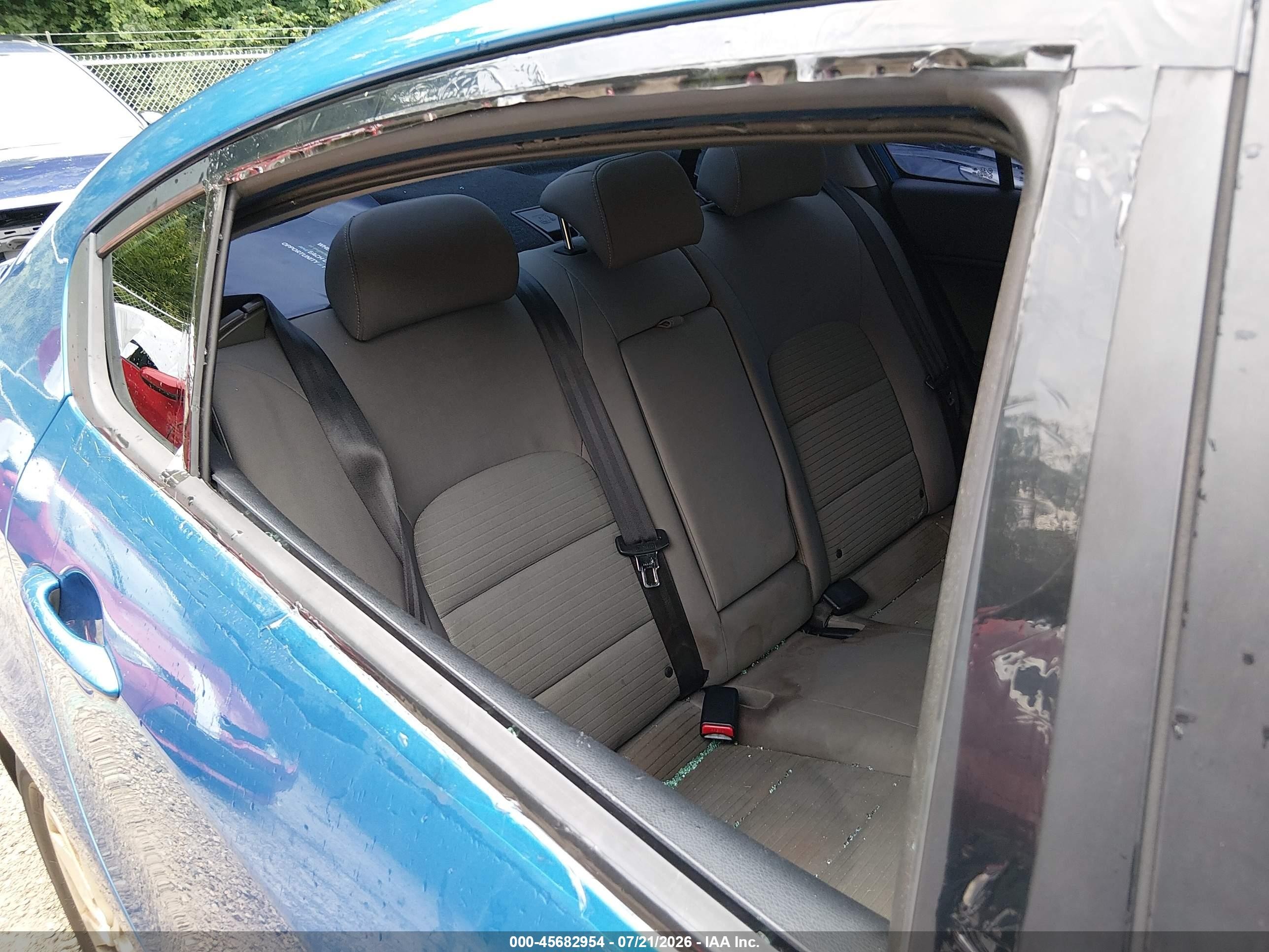 2014 Kia Forte Lx Blue vin: KNAFX4A67E5223787
