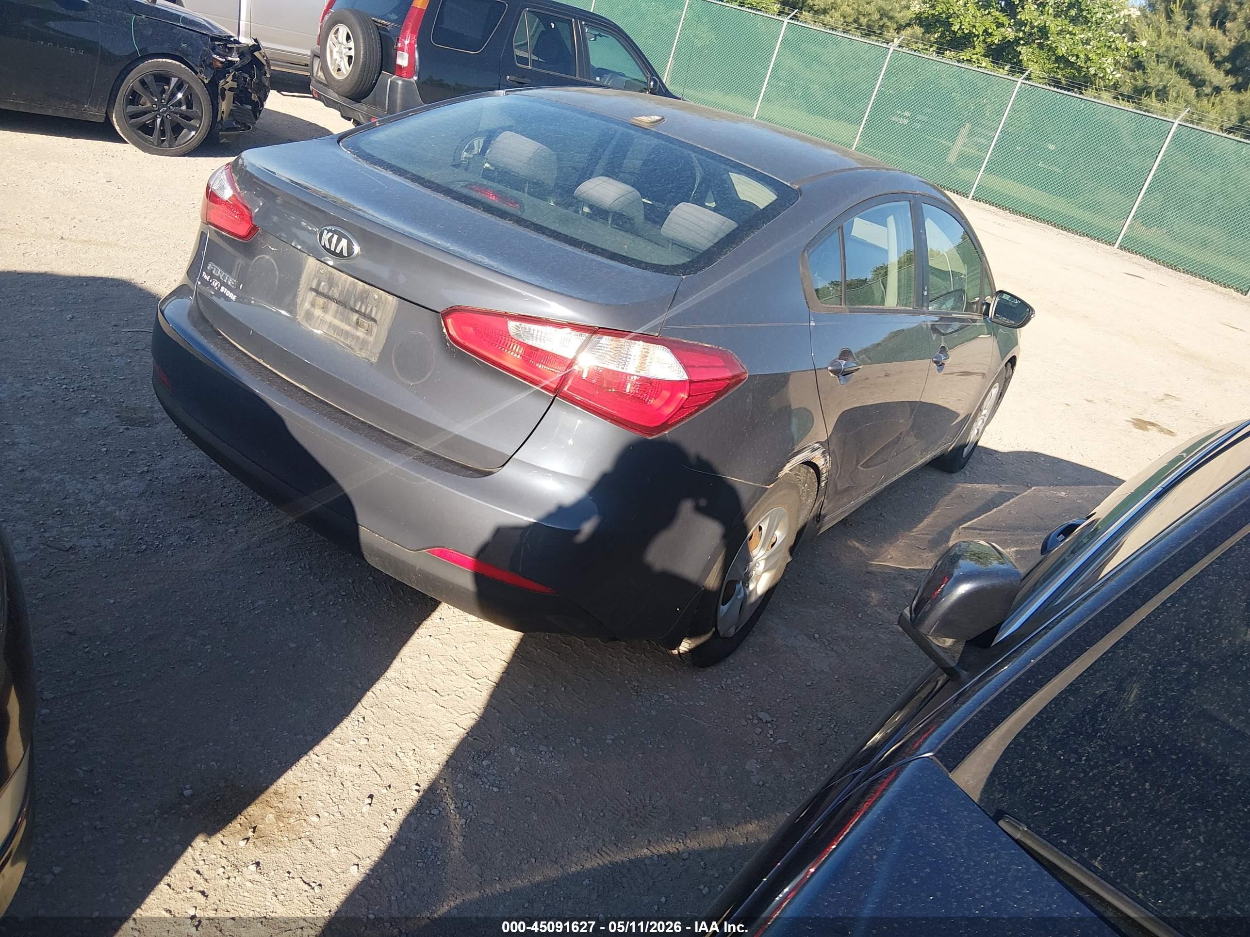 2015 Kia Forte Lx Black vin: KNAFX4A67F5287734