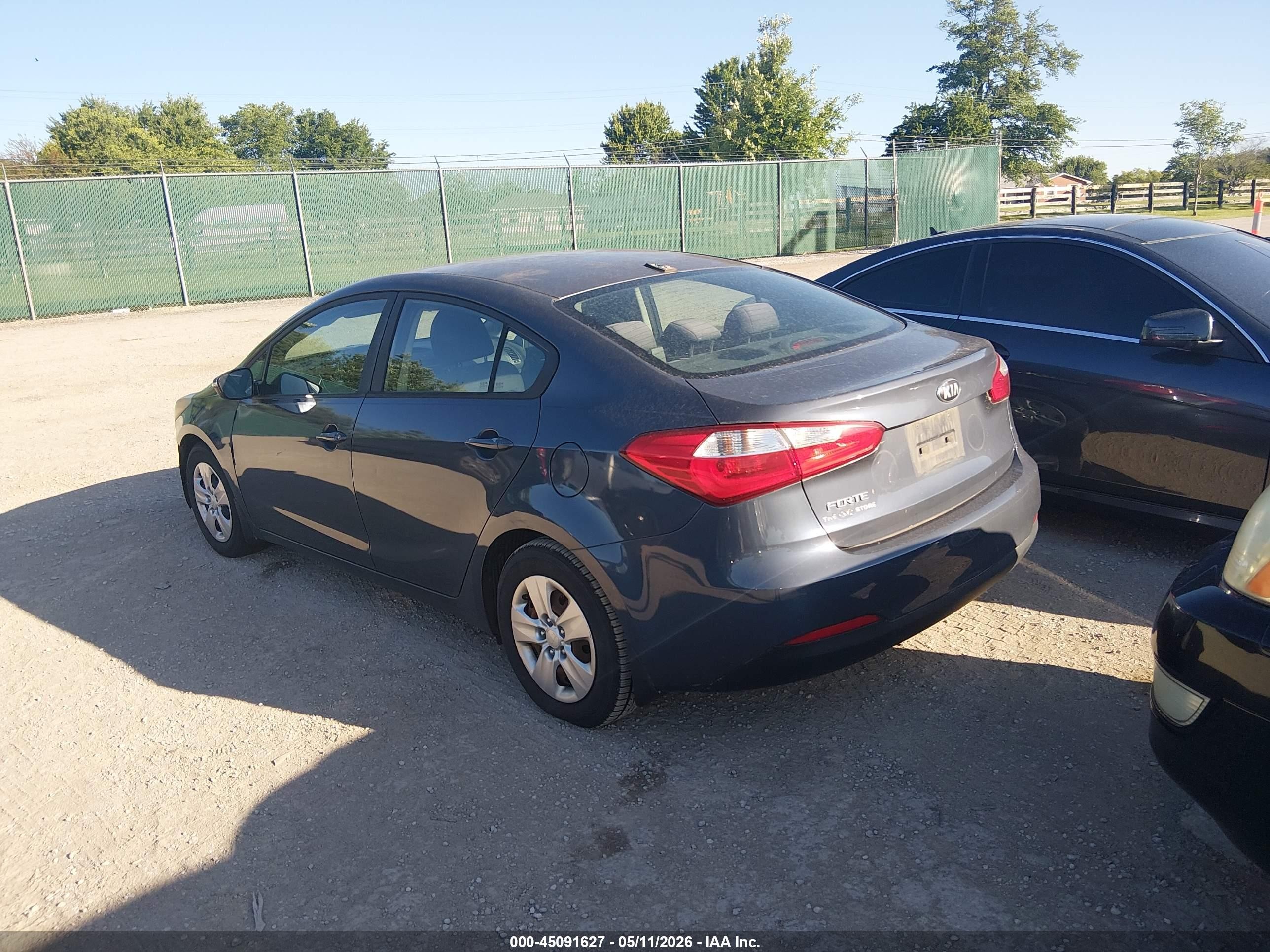 2015 Kia Forte Lx Black vin: KNAFX4A67F5287734
