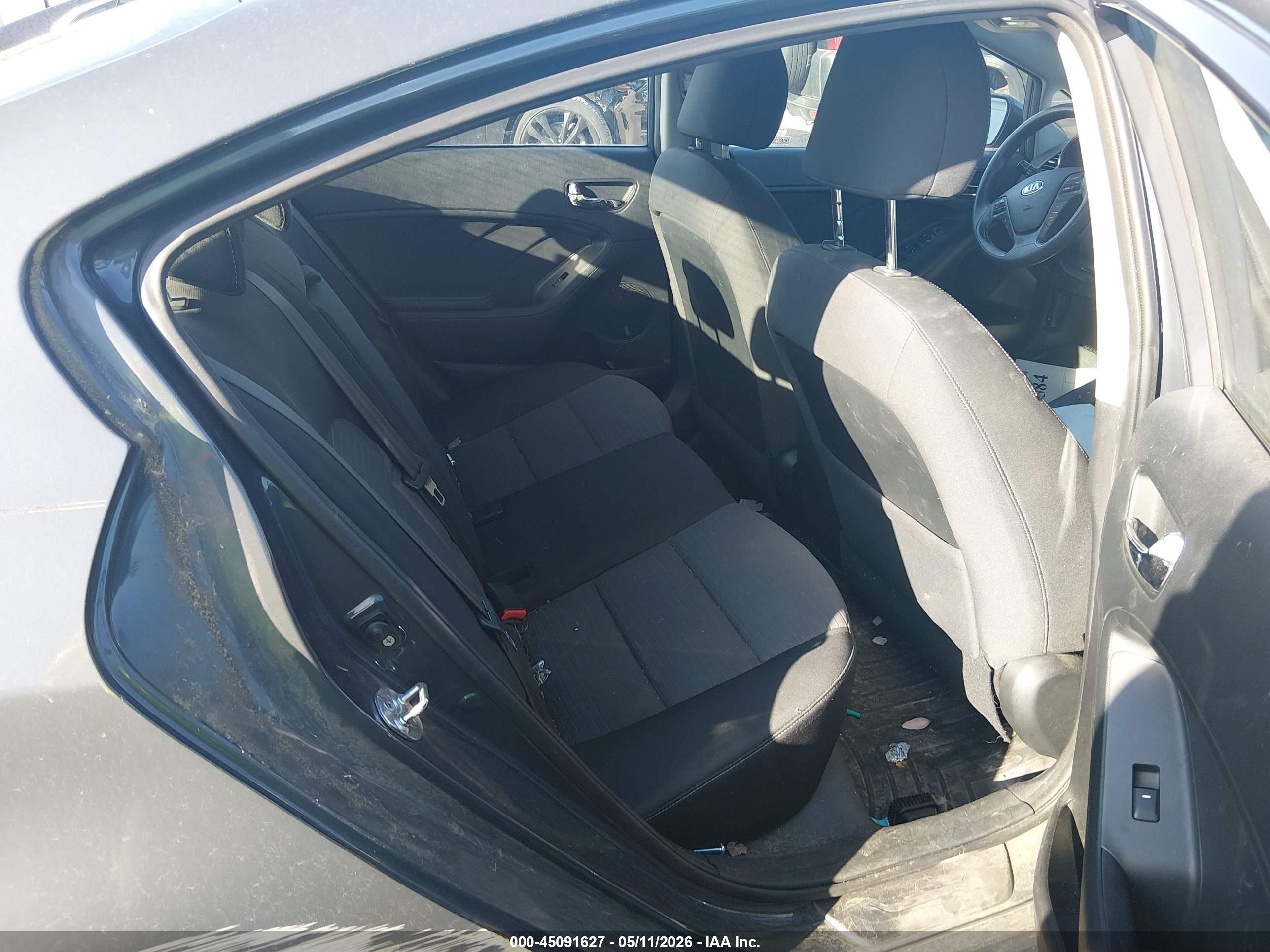 2015 Kia Forte Lx Black vin: KNAFX4A67F5287734