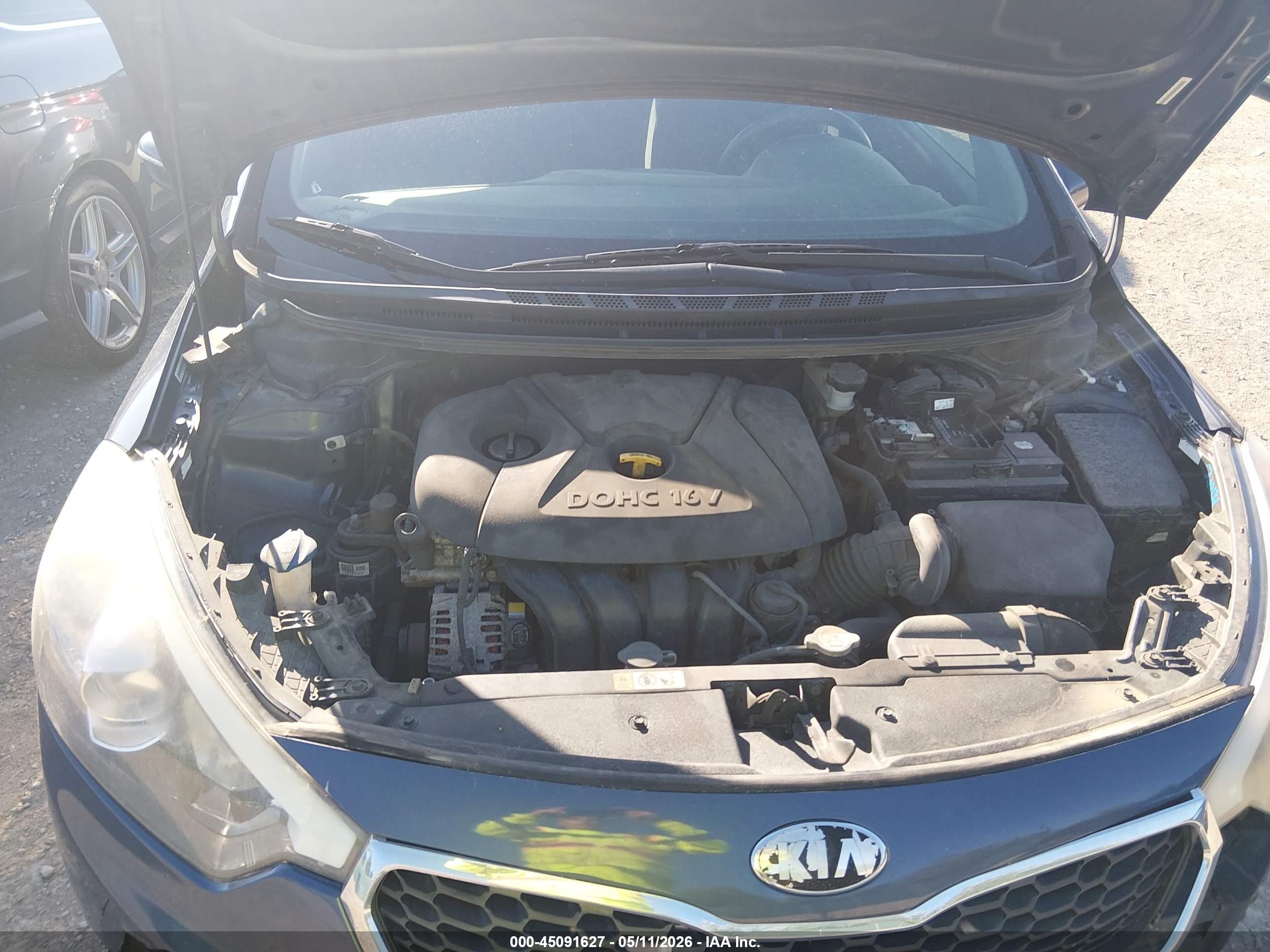 2015 Kia Forte Lx Black vin: KNAFX4A67F5287734