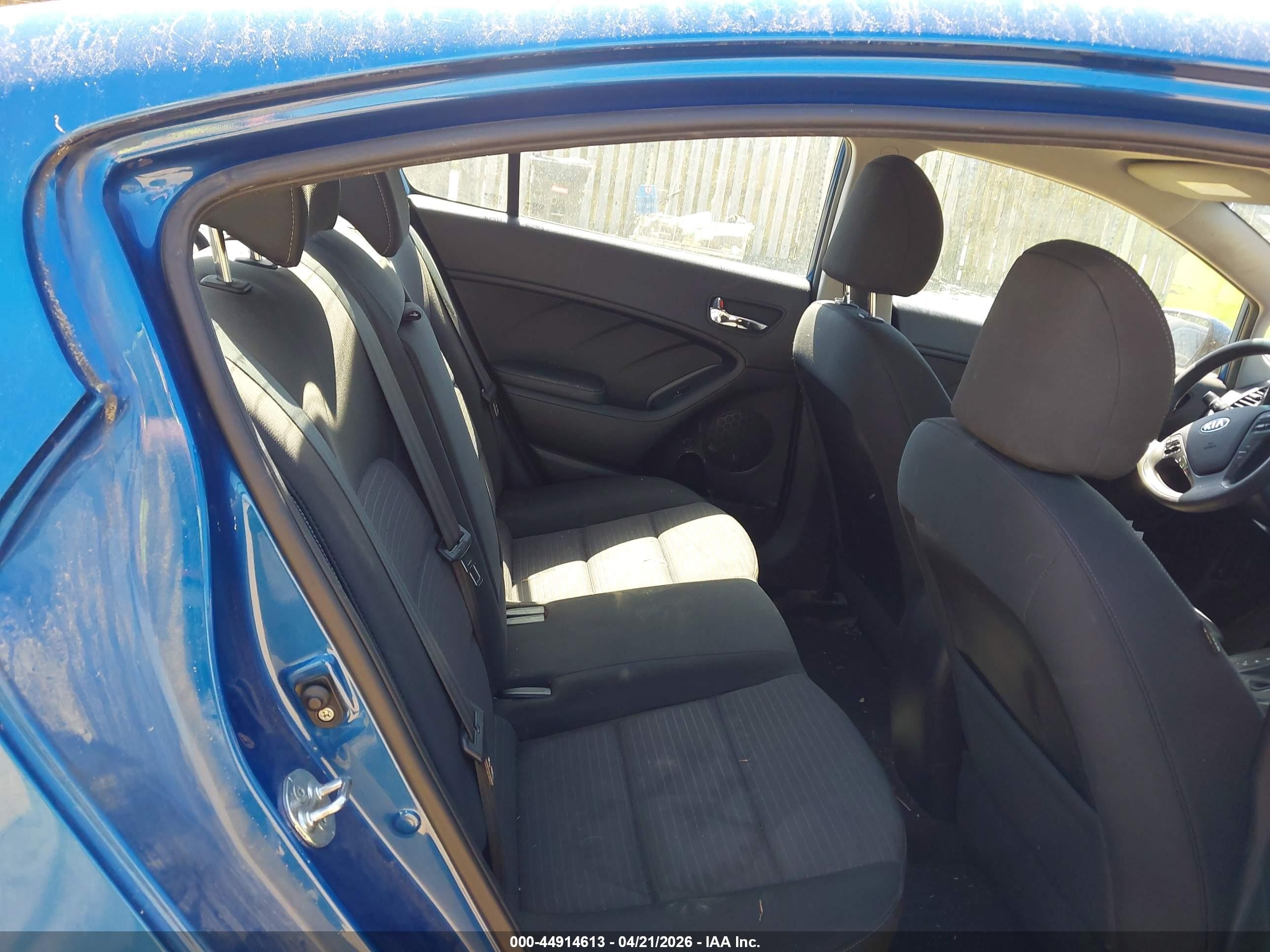 2015 Kia Forte Lx Blue vin: KNAFX4A67F5298538
