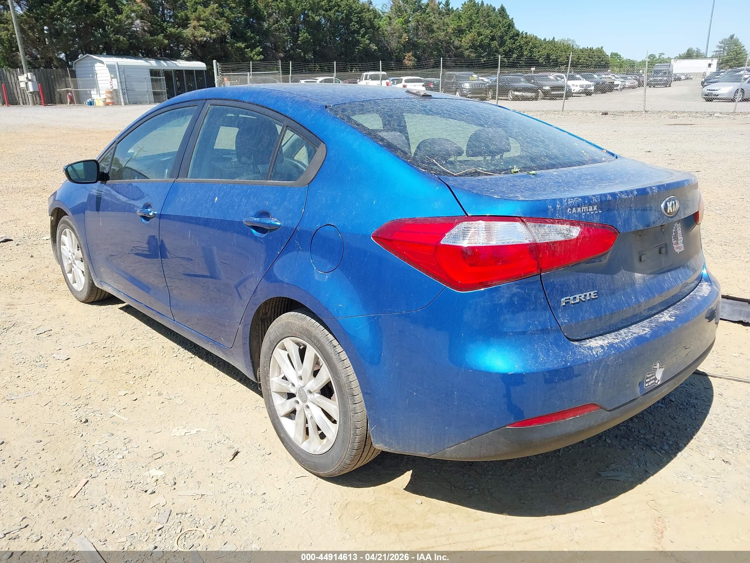 2015 Kia Forte Lx Blue vin: KNAFX4A67F5298538