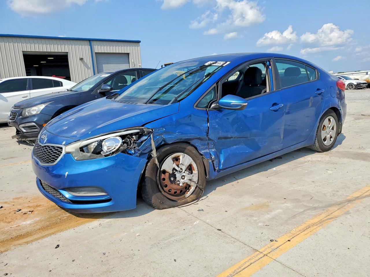 2015 Kia Forte Lx Blue vin: KNAFX4A67F5325057