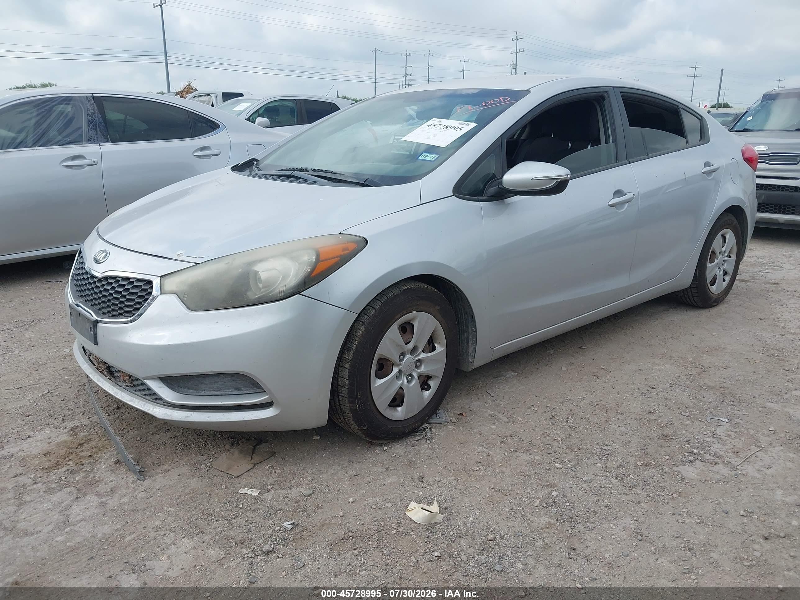 2015 Kia Forte Lx Silver vin: KNAFX4A67F5330467