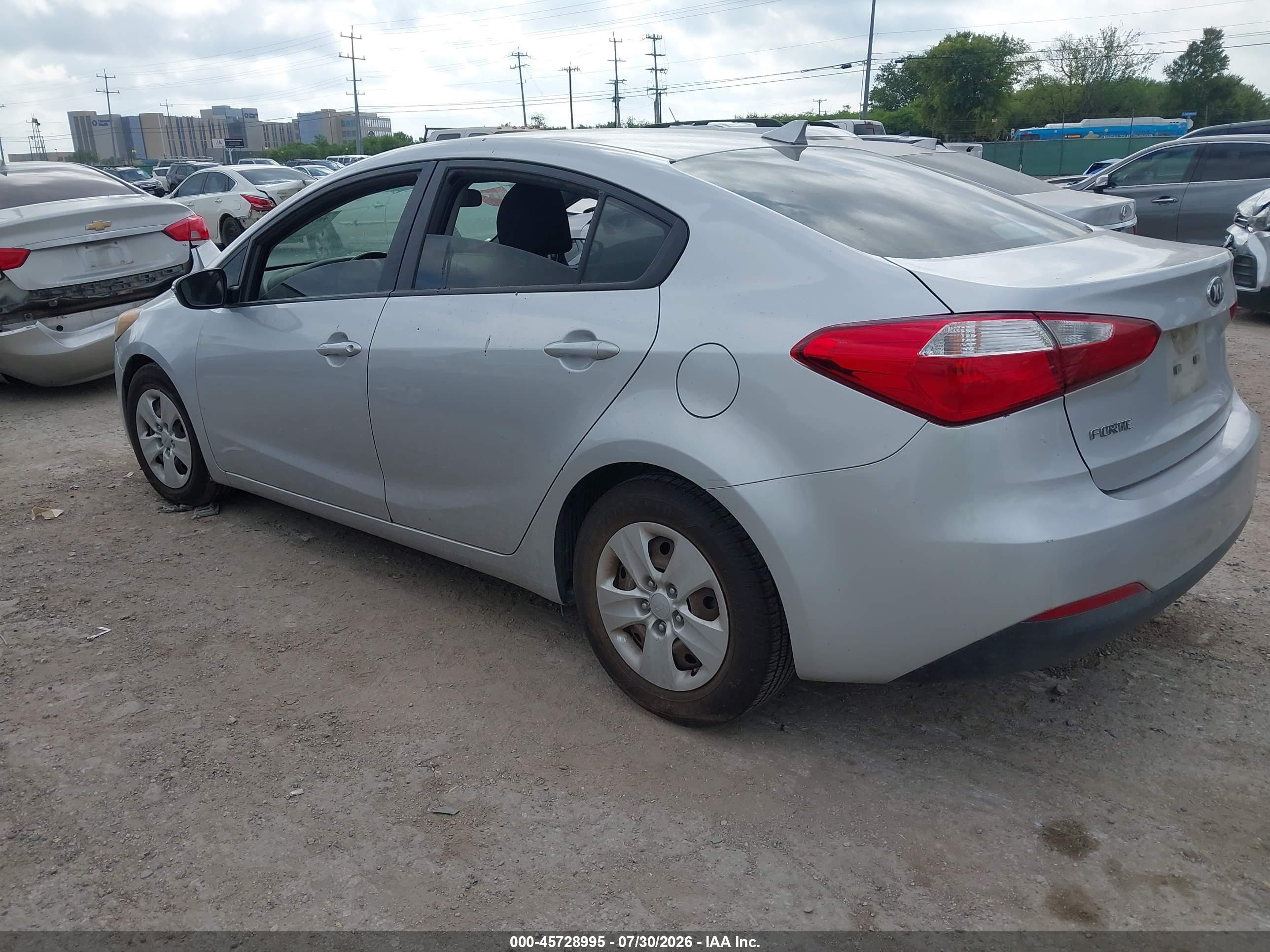 2015 Kia Forte Lx Silver vin: KNAFX4A67F5330467