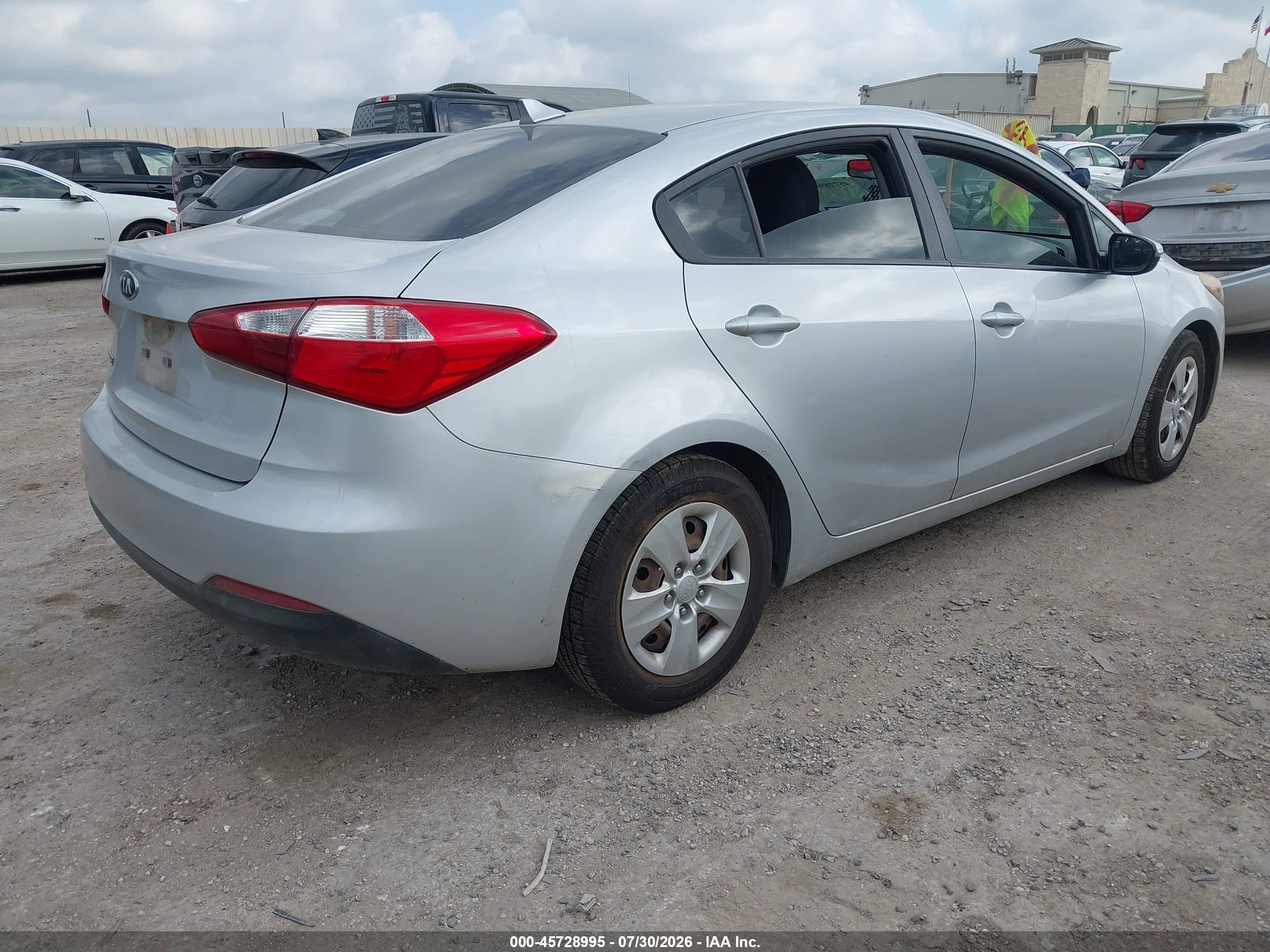 2015 Kia Forte Lx Silver vin: KNAFX4A67F5330467