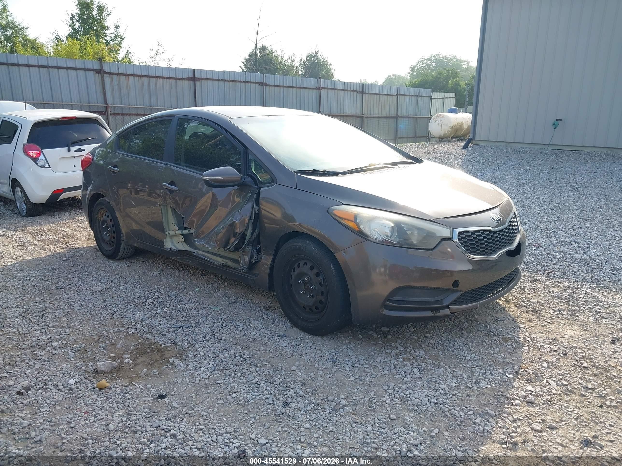 2015 Kia Forte Lx Gray vin: KNAFX4A67F5365414