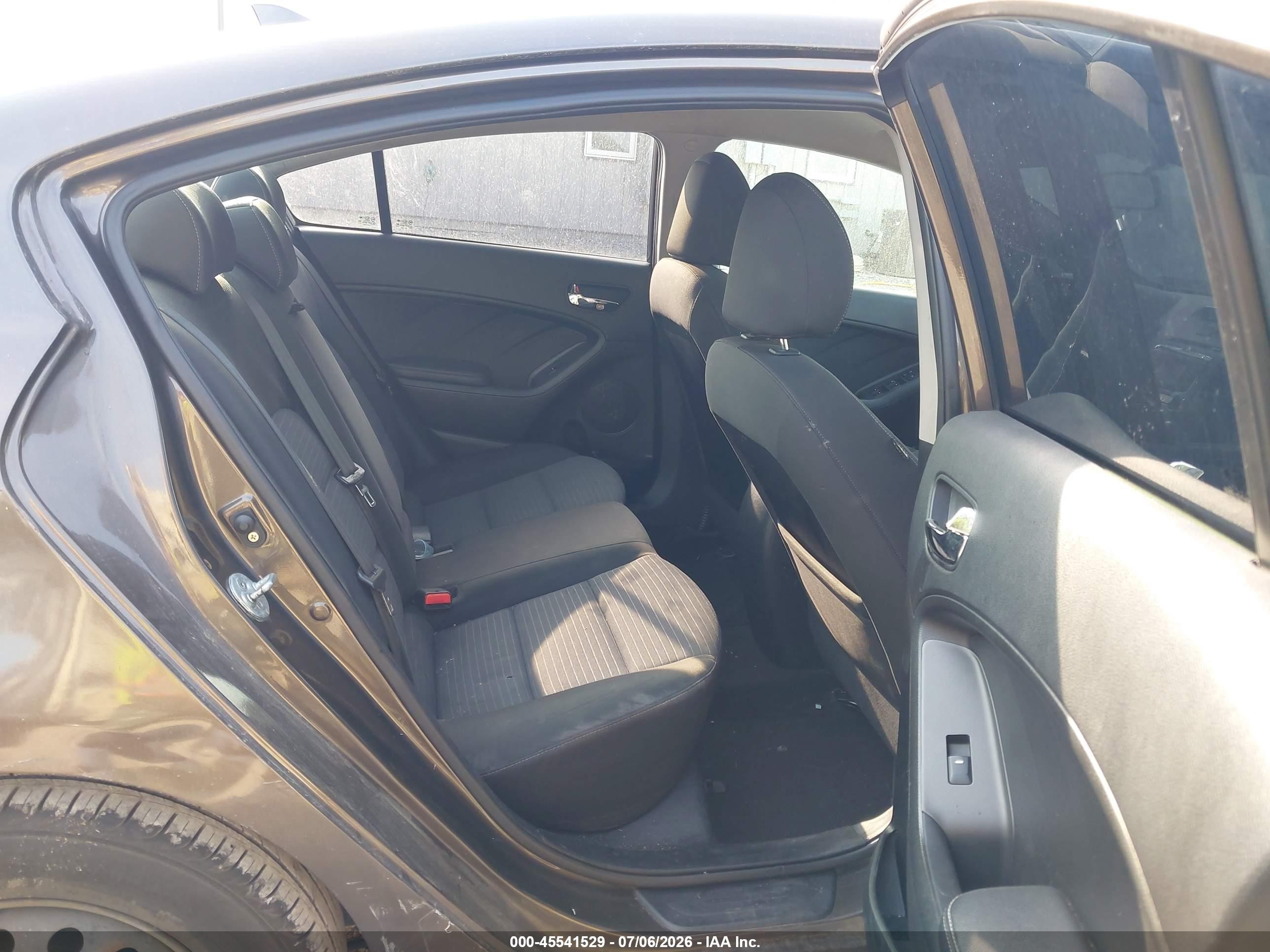 2015 Kia Forte Lx Gray vin: KNAFX4A67F5365414