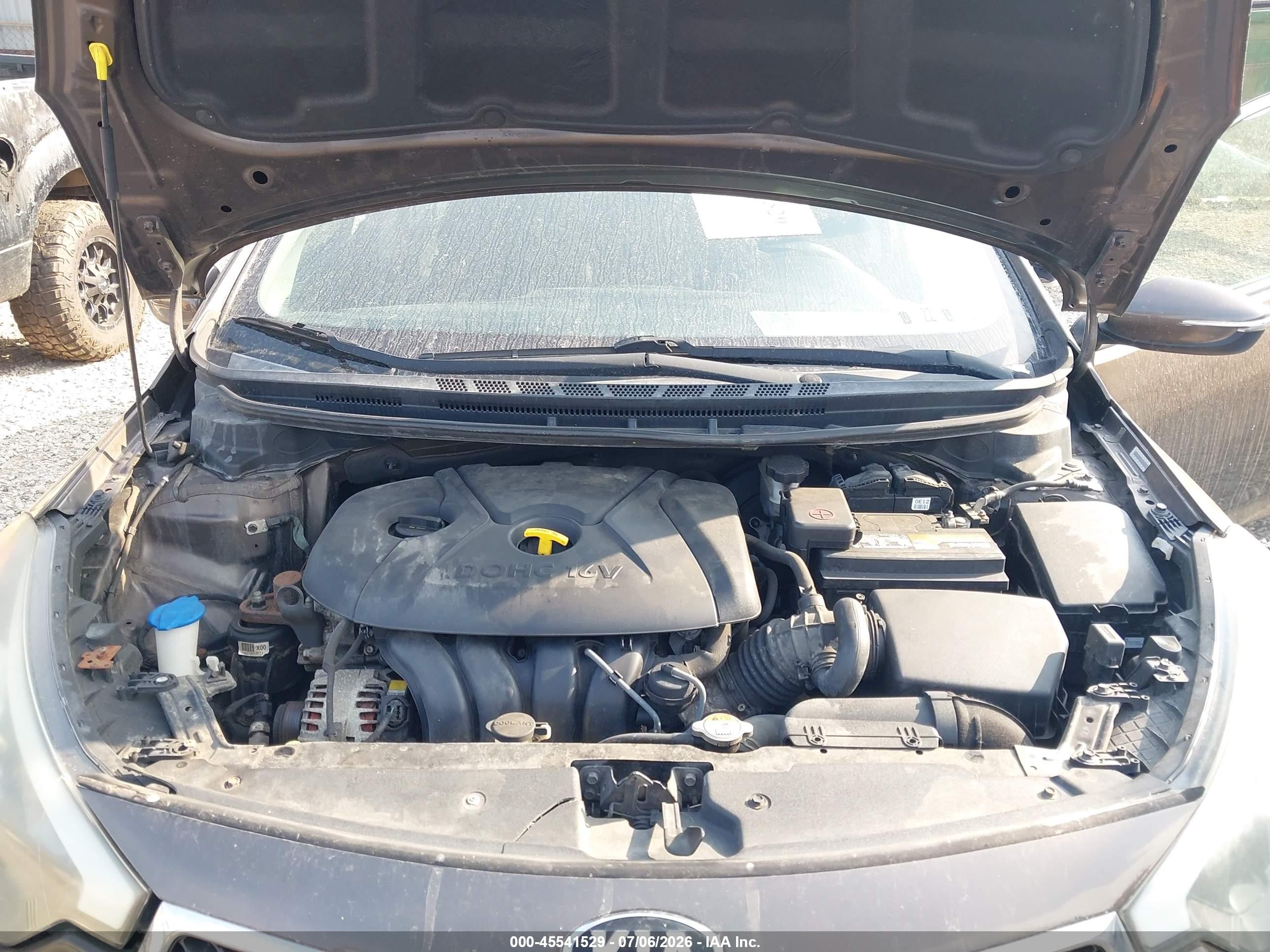 2015 Kia Forte Lx Gray vin: KNAFX4A67F5365414