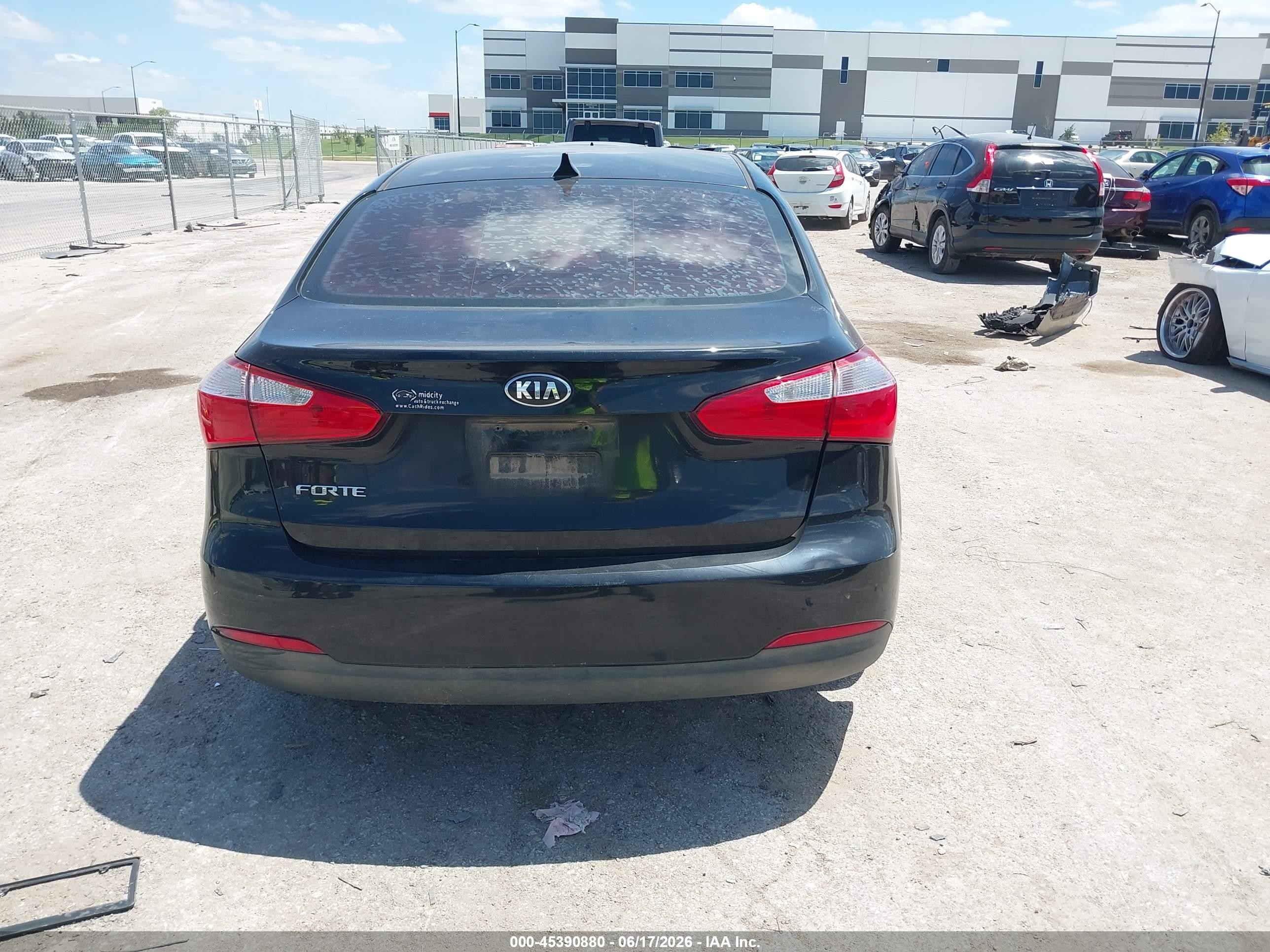 2015 Kia Forte Lx Black vin: KNAFX4A67F5372329