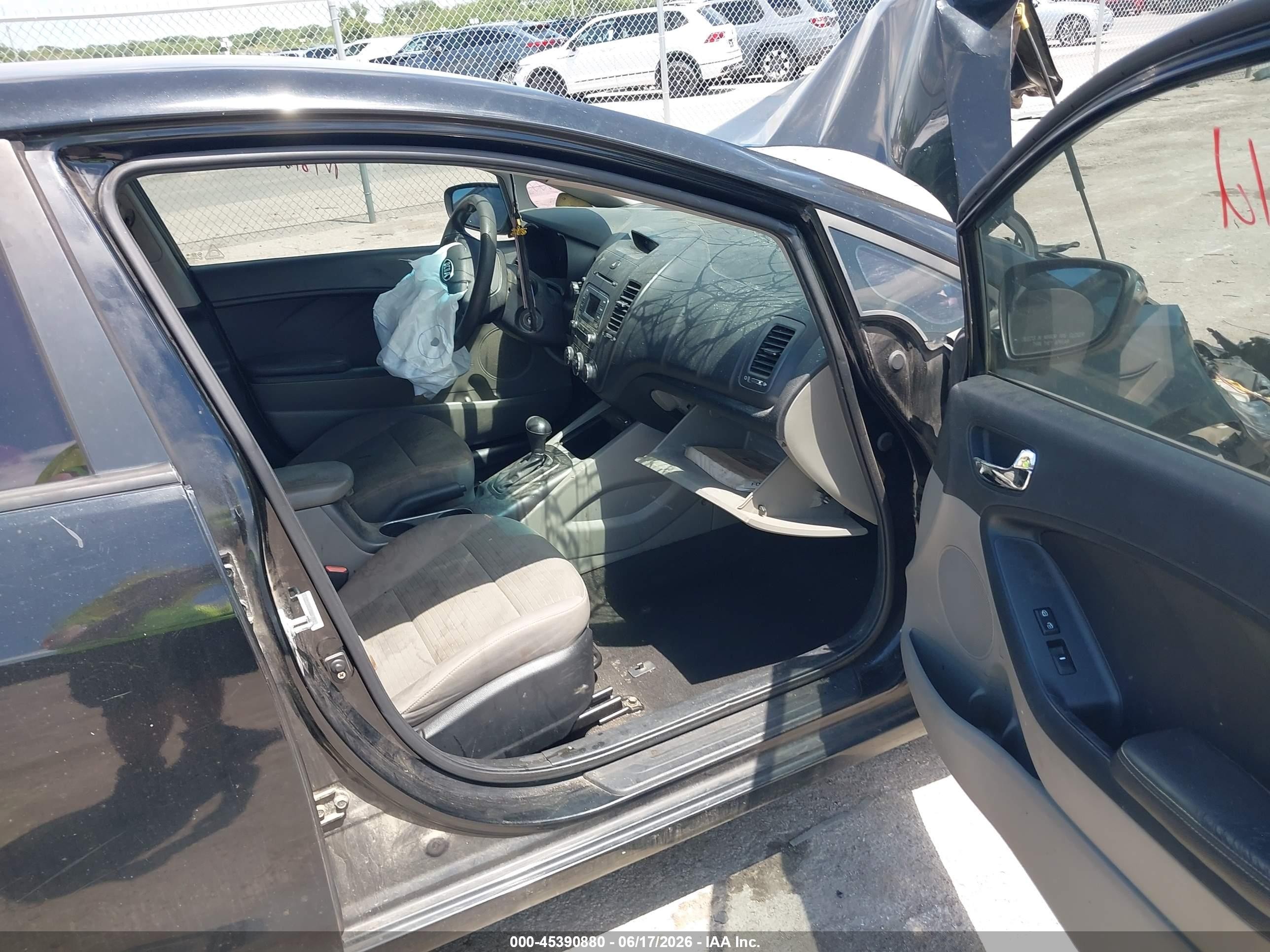 2015 Kia Forte Lx Black vin: KNAFX4A67F5372329