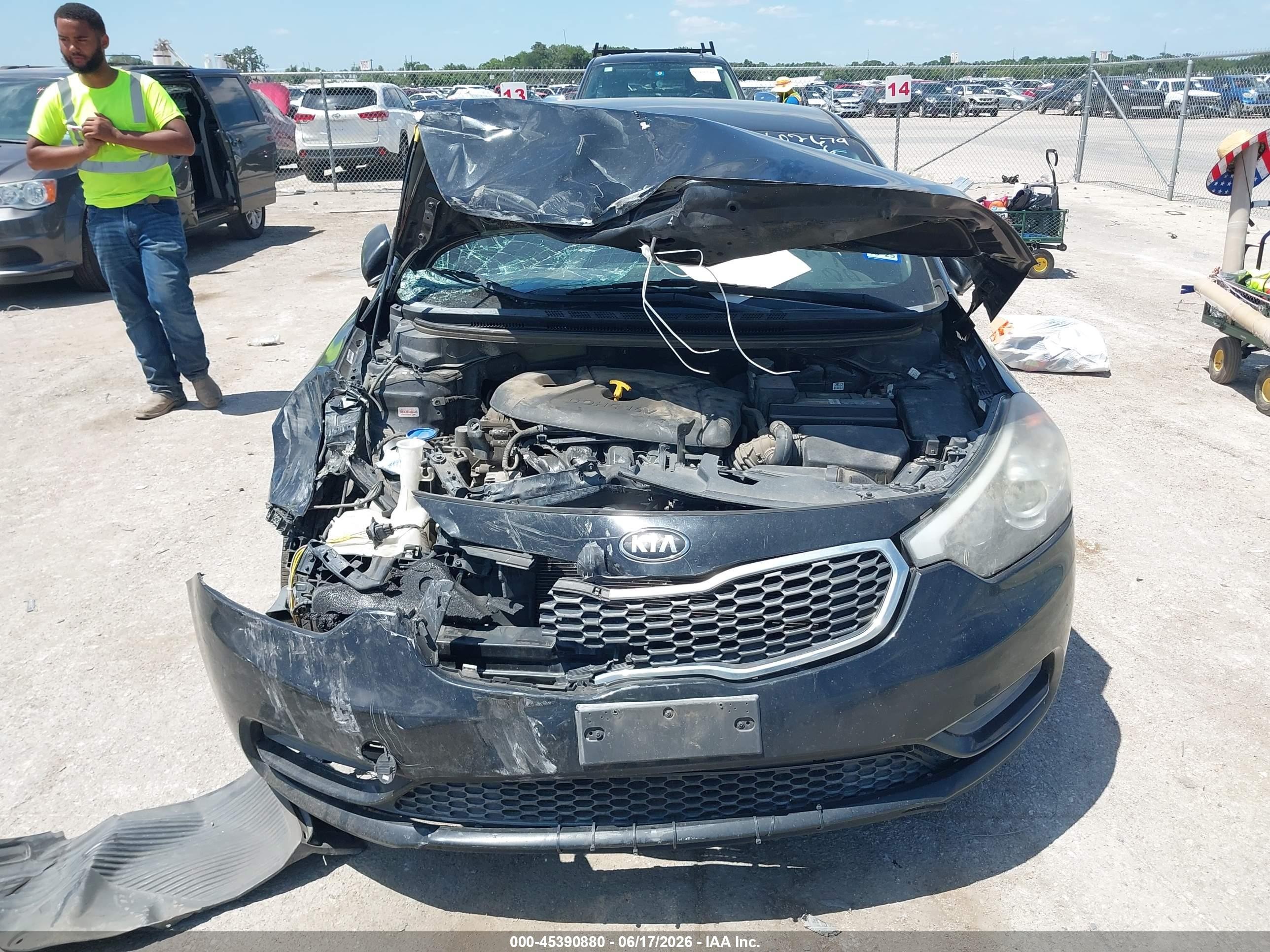 2015 Kia Forte Lx Black vin: KNAFX4A67F5372329