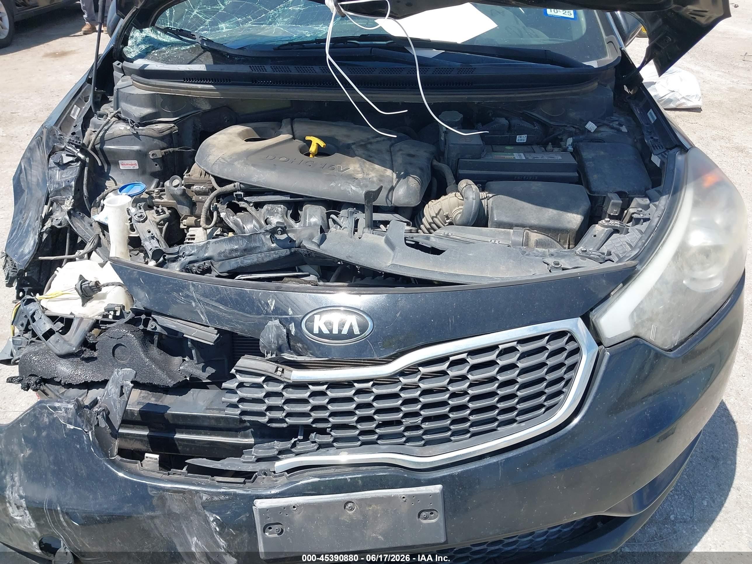 2015 Kia Forte Lx Black vin: KNAFX4A67F5372329