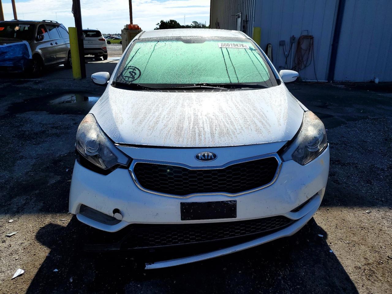 2015 Kia Forte Lx White vin: KNAFX4A67F5382813