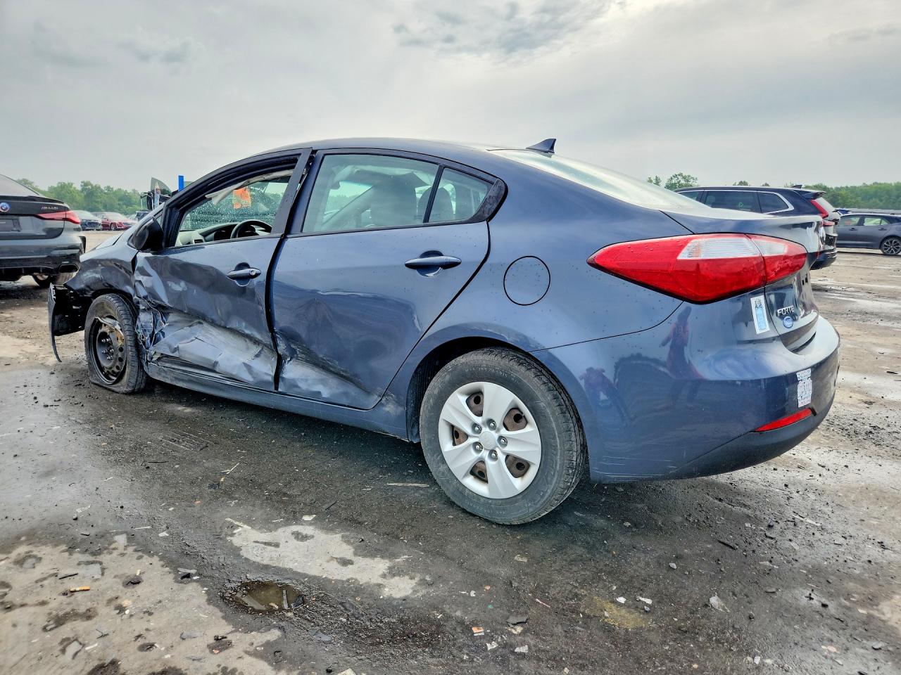 2015 Kia Forte Lx Gray vin: KNAFX4A67F5426275