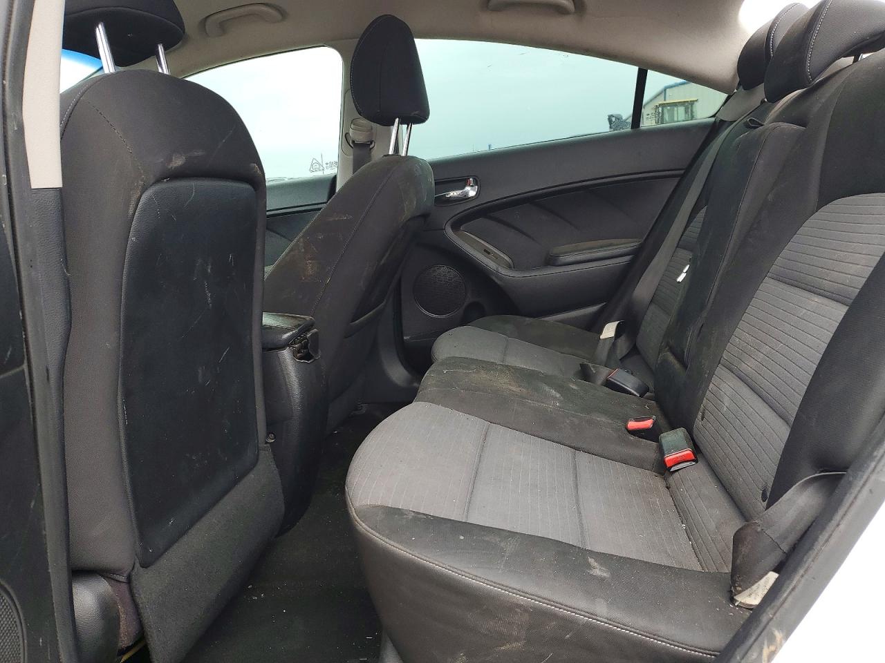 2014 Kia Forte Lx White vin: KNAFX4A68E5059871