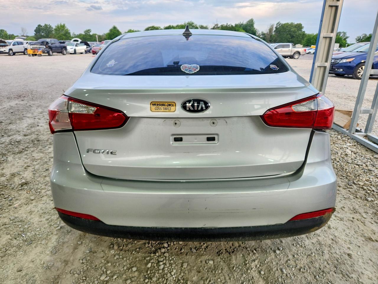 2014 Kia Forte Lx Серебряный vin: KNAFX4A68E5145634