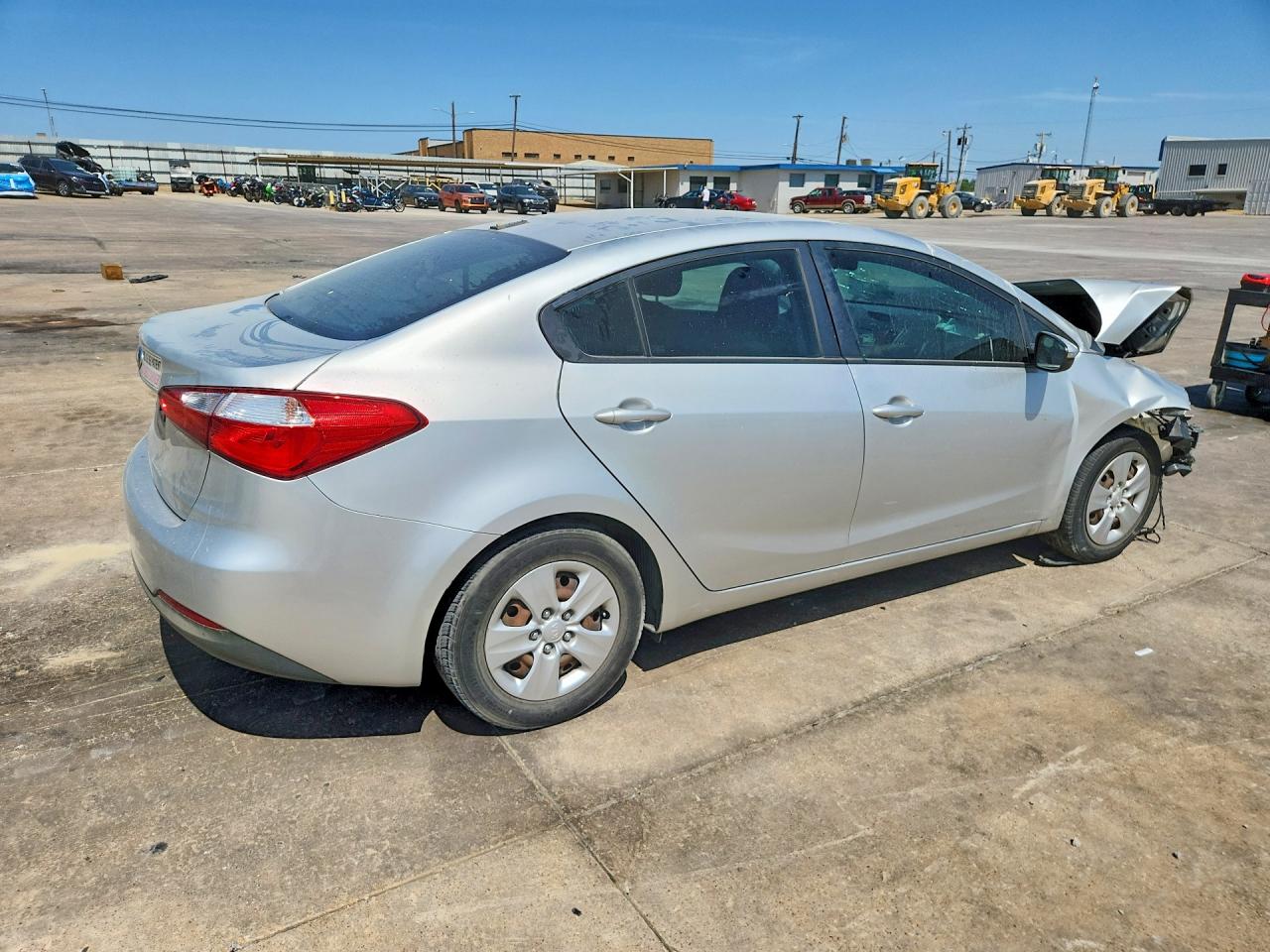 2015 Kia Forte Lx Silver vin: KNAFX4A68F5259182