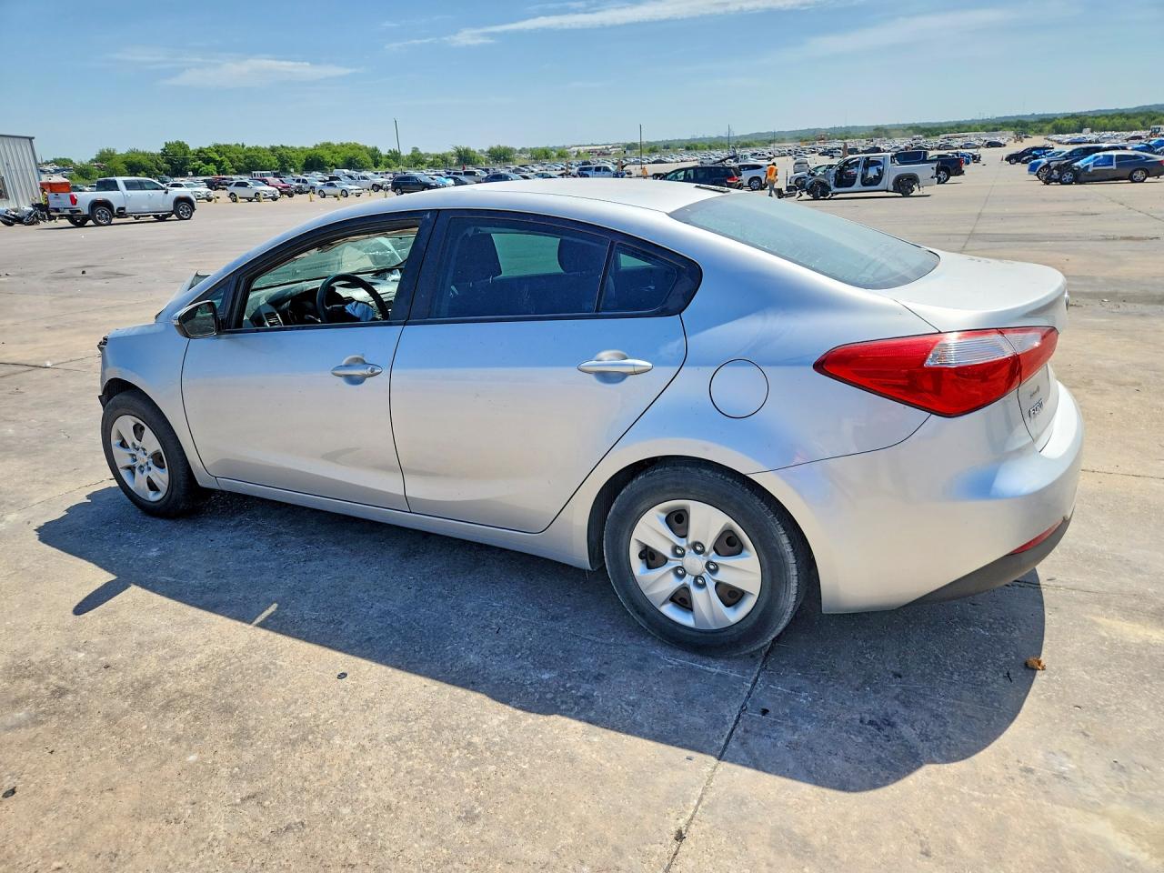 2015 Kia Forte Lx Silver vin: KNAFX4A68F5259182