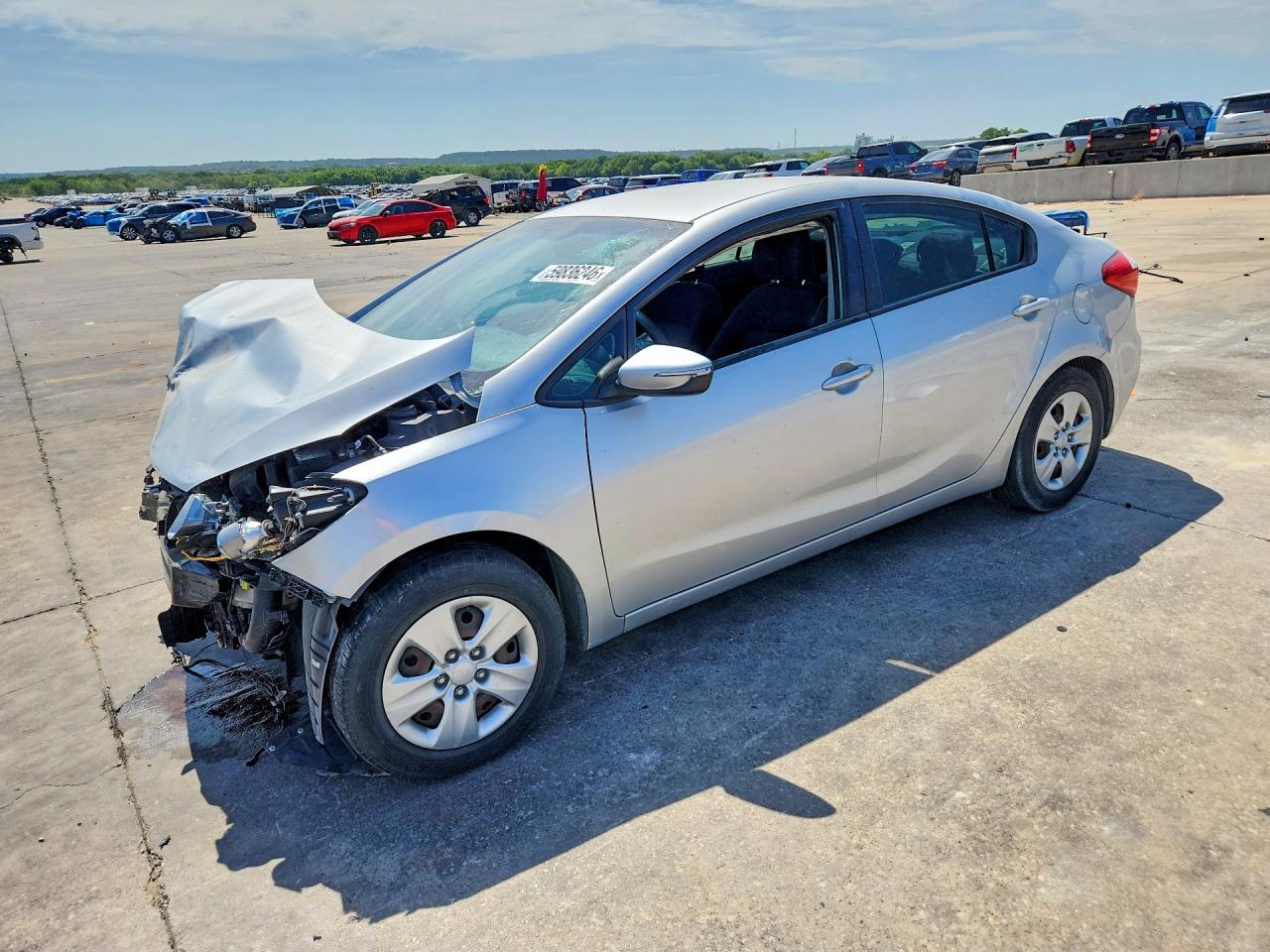 2015 Kia Forte Lx Серебряный vin: KNAFX4A68F5259182