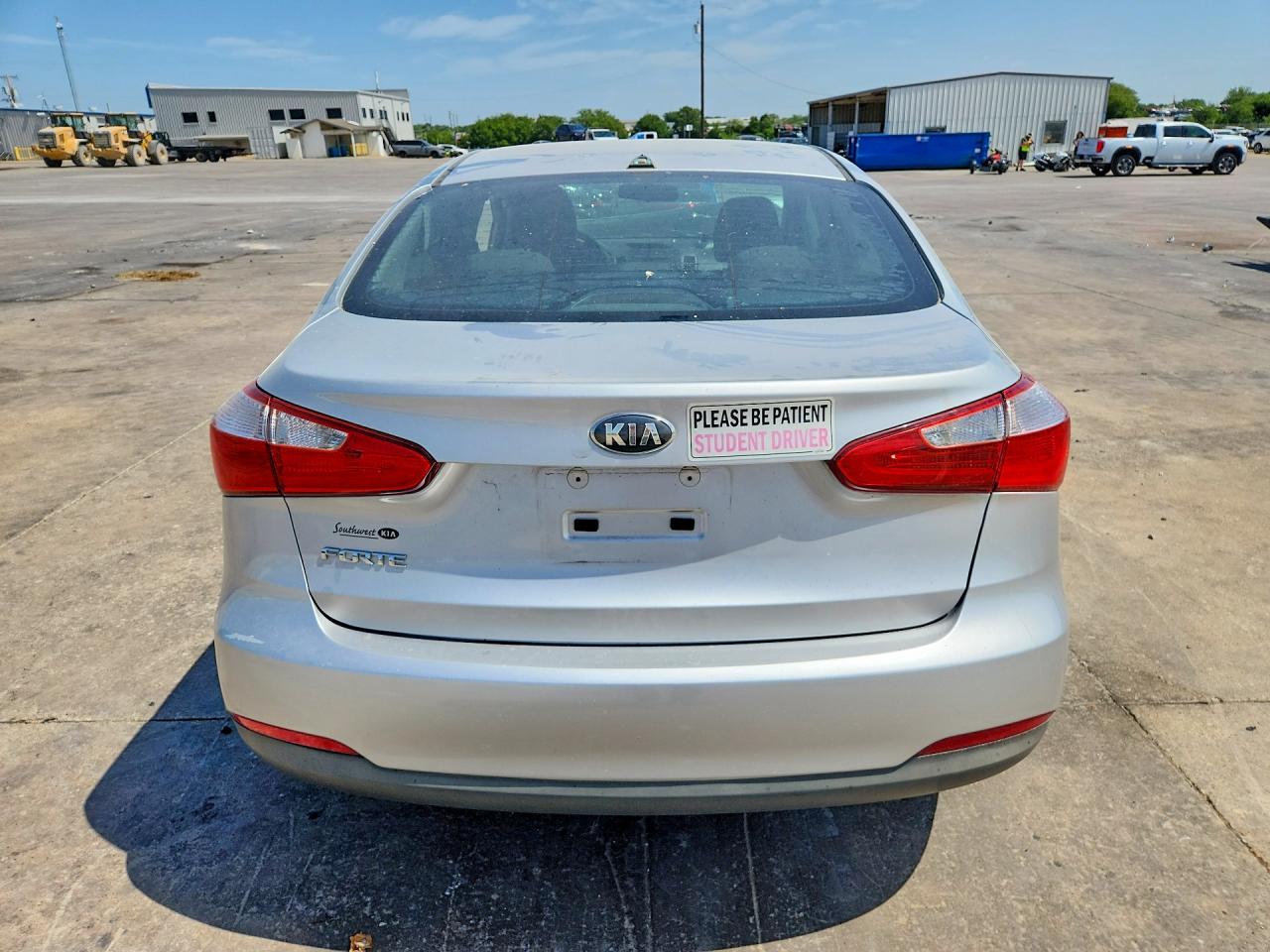 2015 Kia Forte Lx Silver vin: KNAFX4A68F5259182