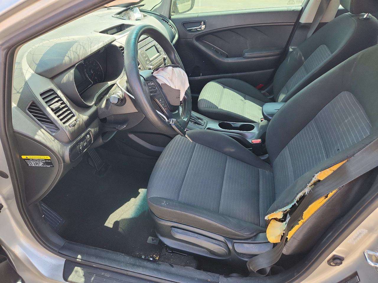 2015 Kia Forte Lx Silver vin: KNAFX4A68F5259182