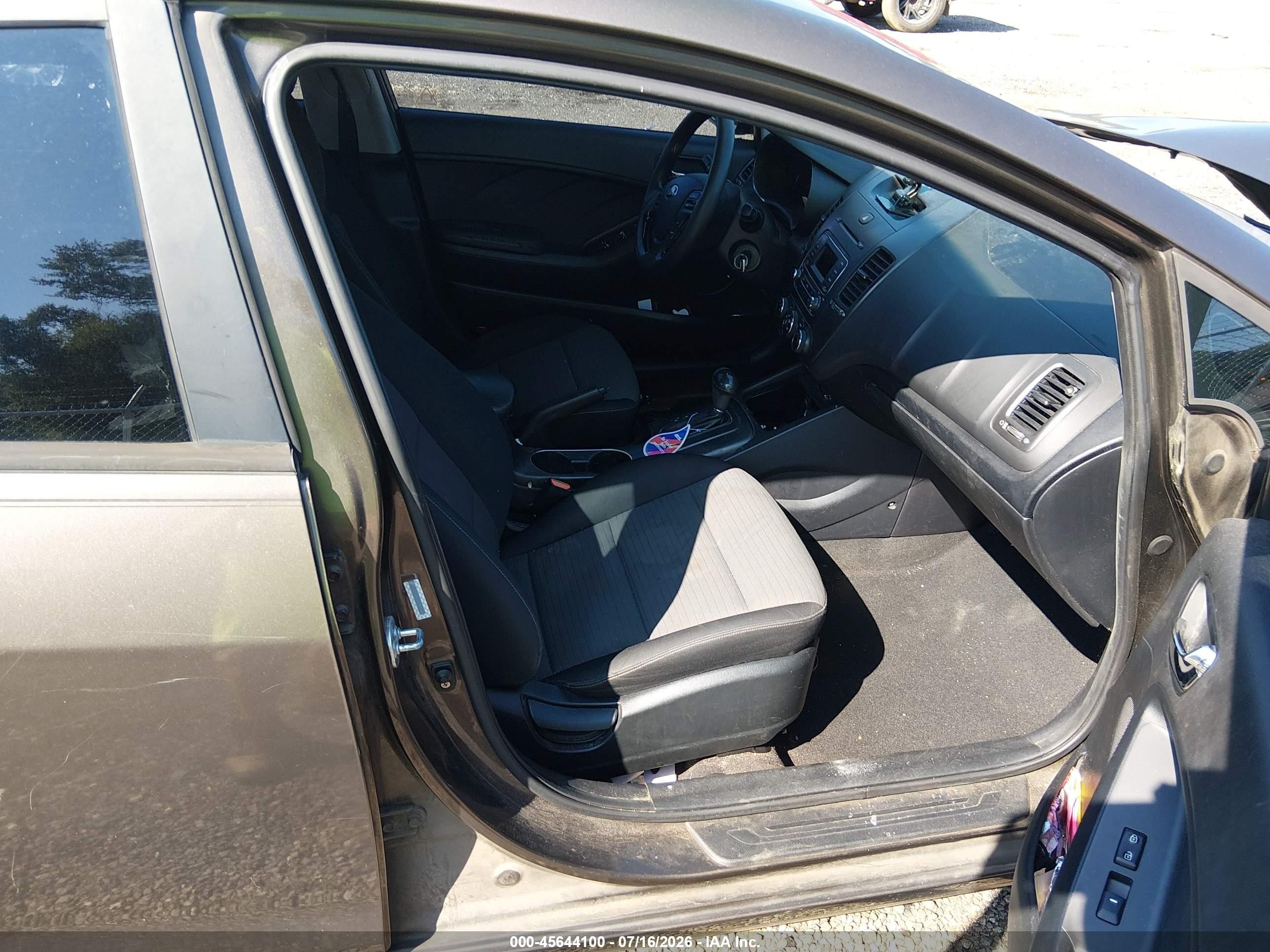 2015 Kia Forte Lx Brown vin: KNAFX4A68F5287791