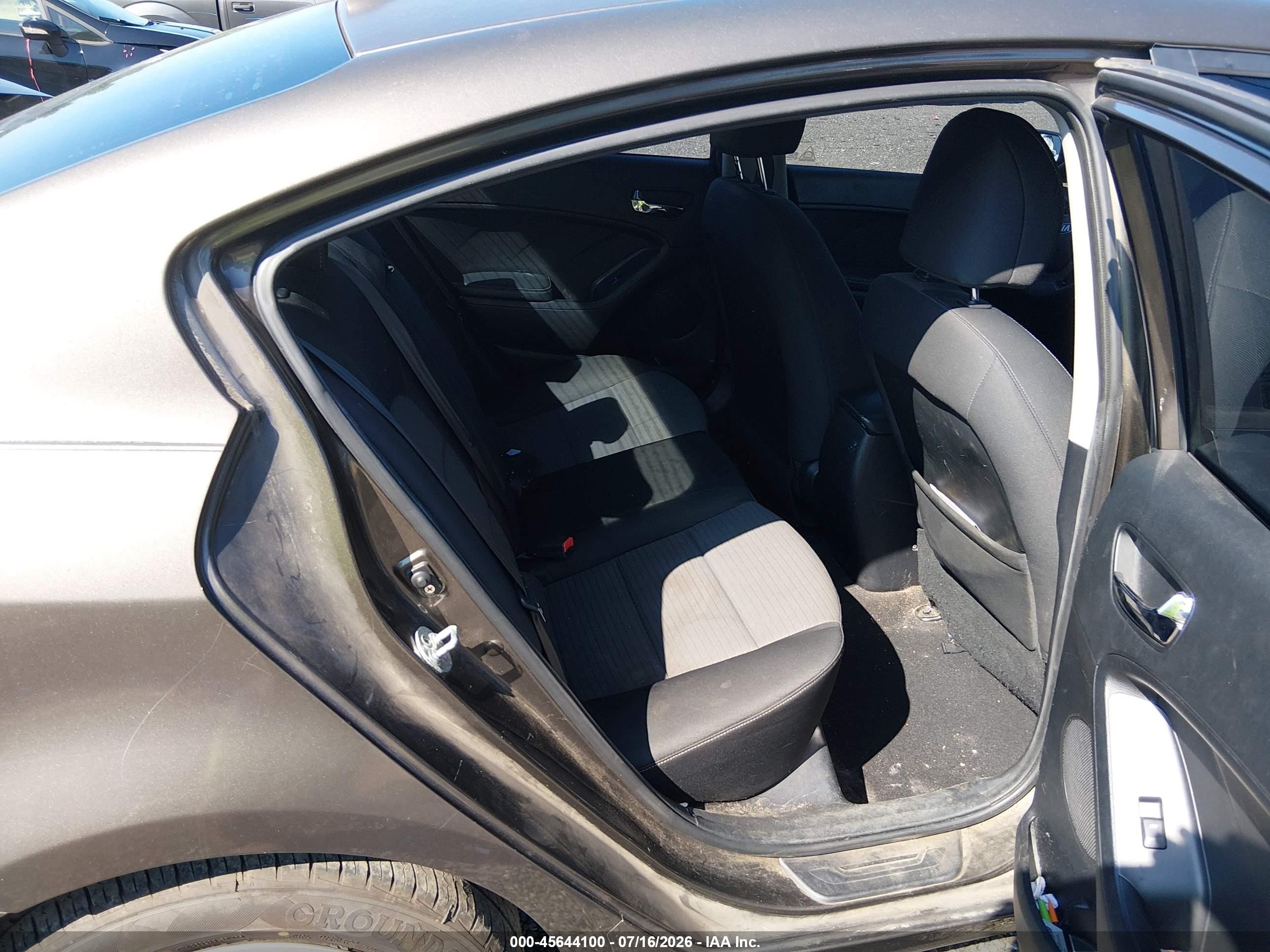 2015 Kia Forte Lx Brown vin: KNAFX4A68F5287791