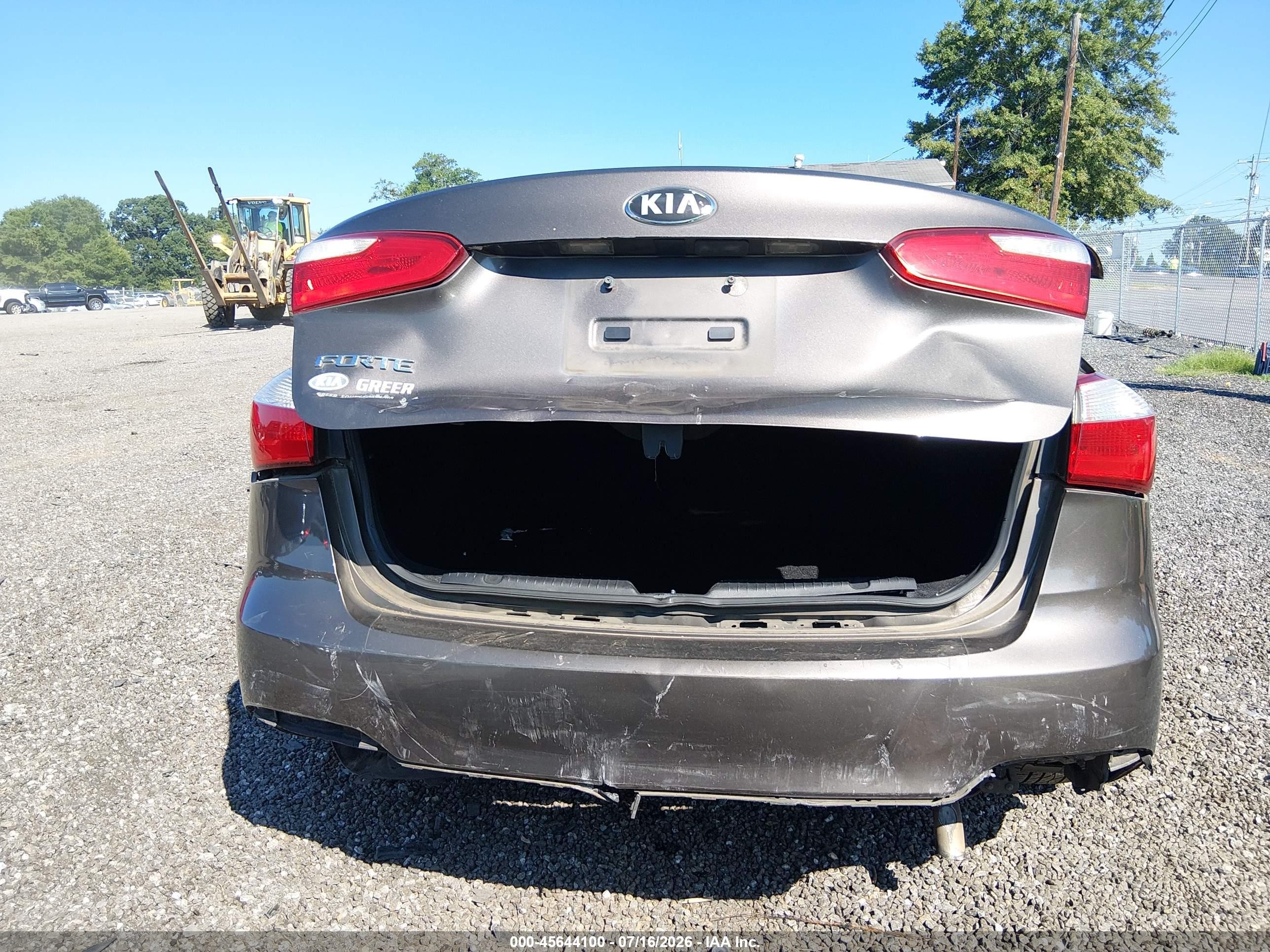 2015 Kia Forte Lx Brown vin: KNAFX4A68F5287791