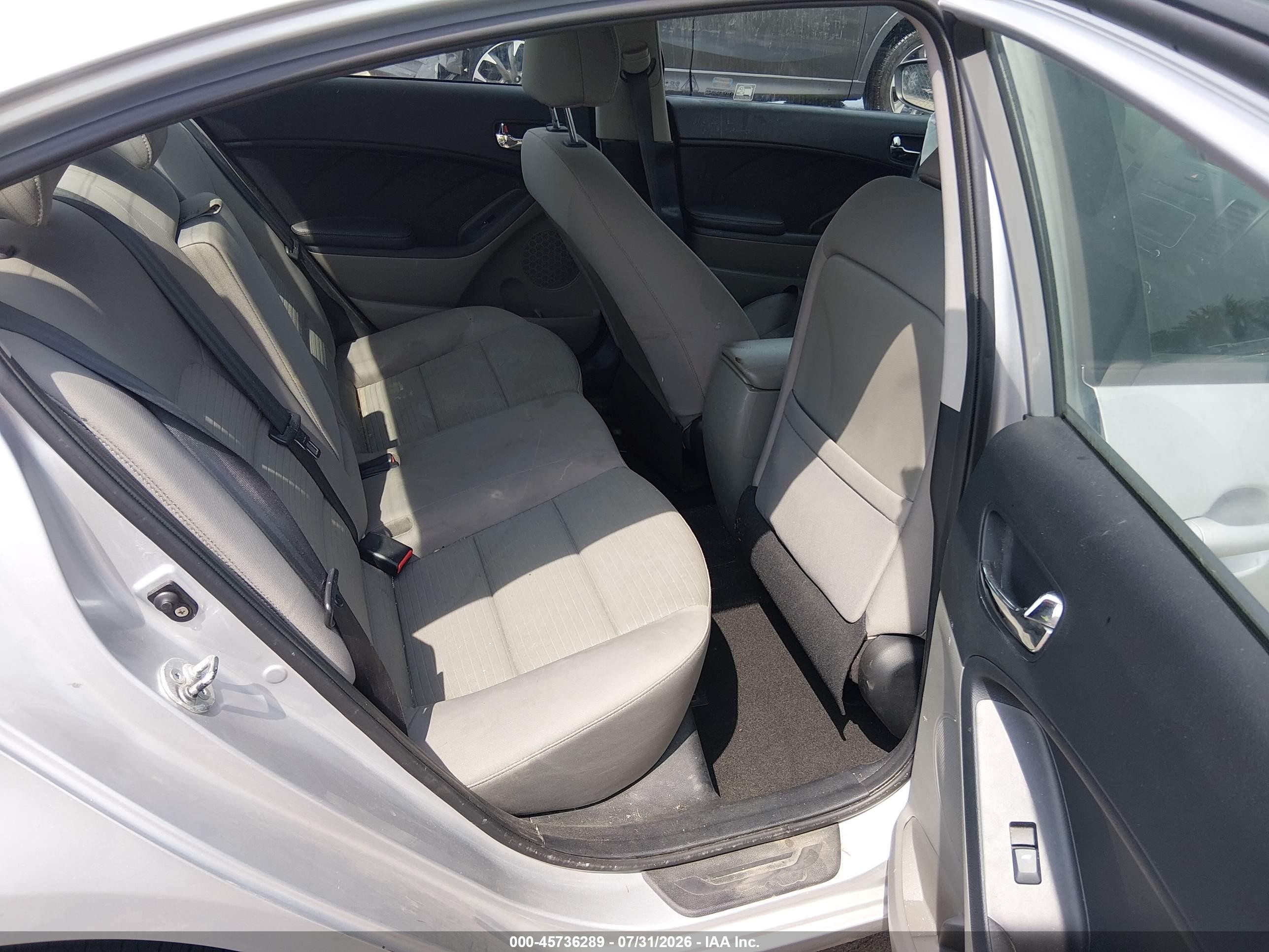 2015 Kia Forte Lx Gray vin: KNAFX4A68F5365762