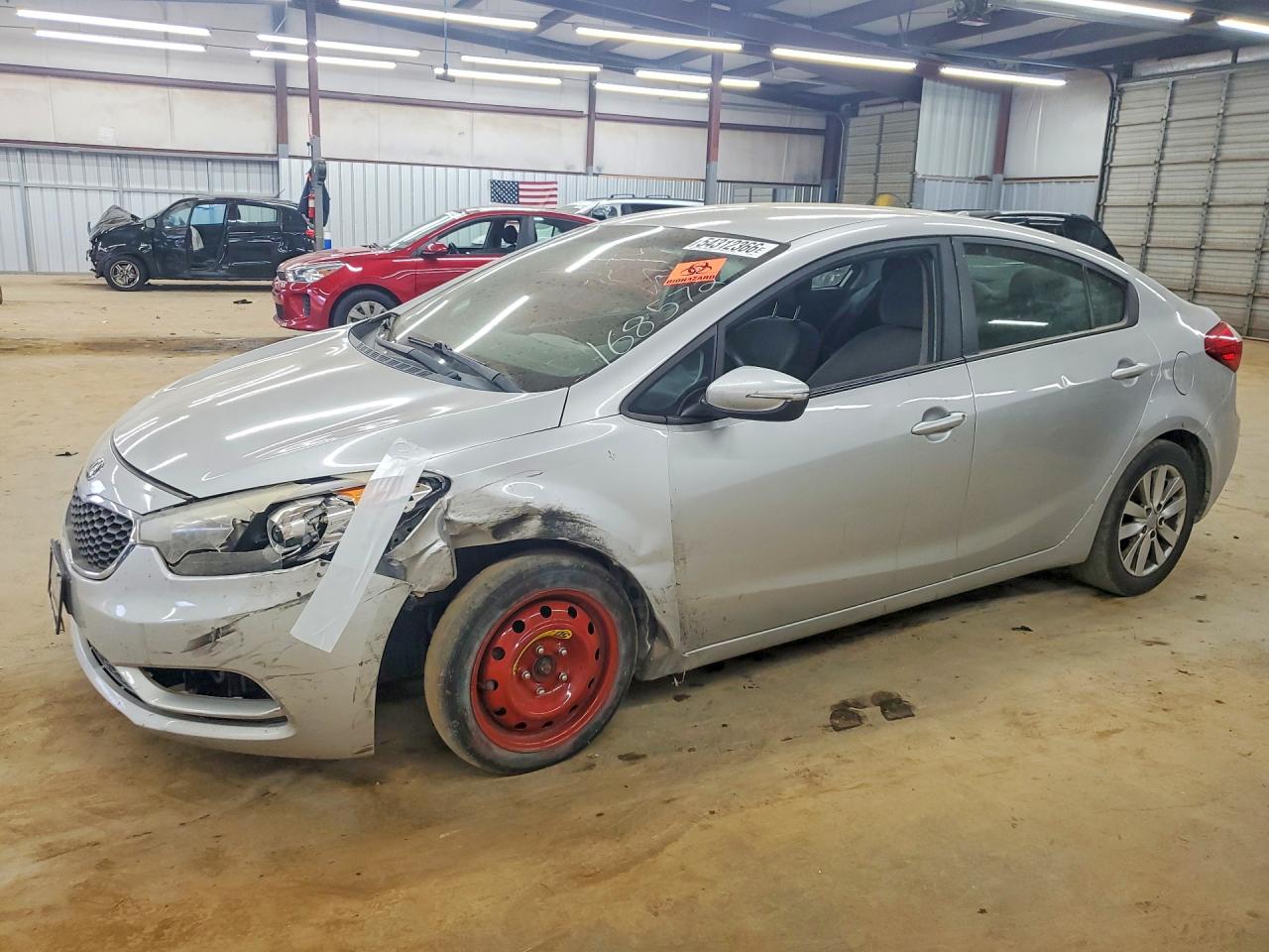 2015 Kia Forte Lx Silver vin: KNAFX4A68F5396090
