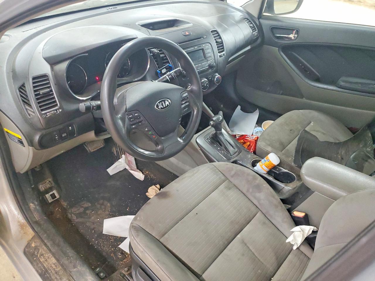 2015 Kia Forte Lx Silver vin: KNAFX4A68F5396090