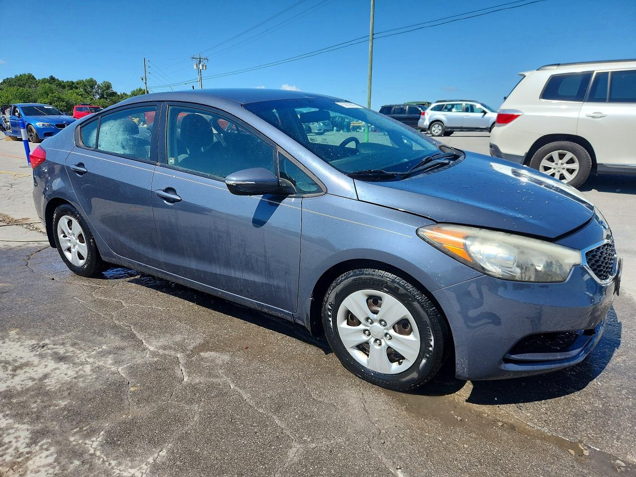 2015 Kia Forte Lx Gray vin: KNAFX4A68F5426639