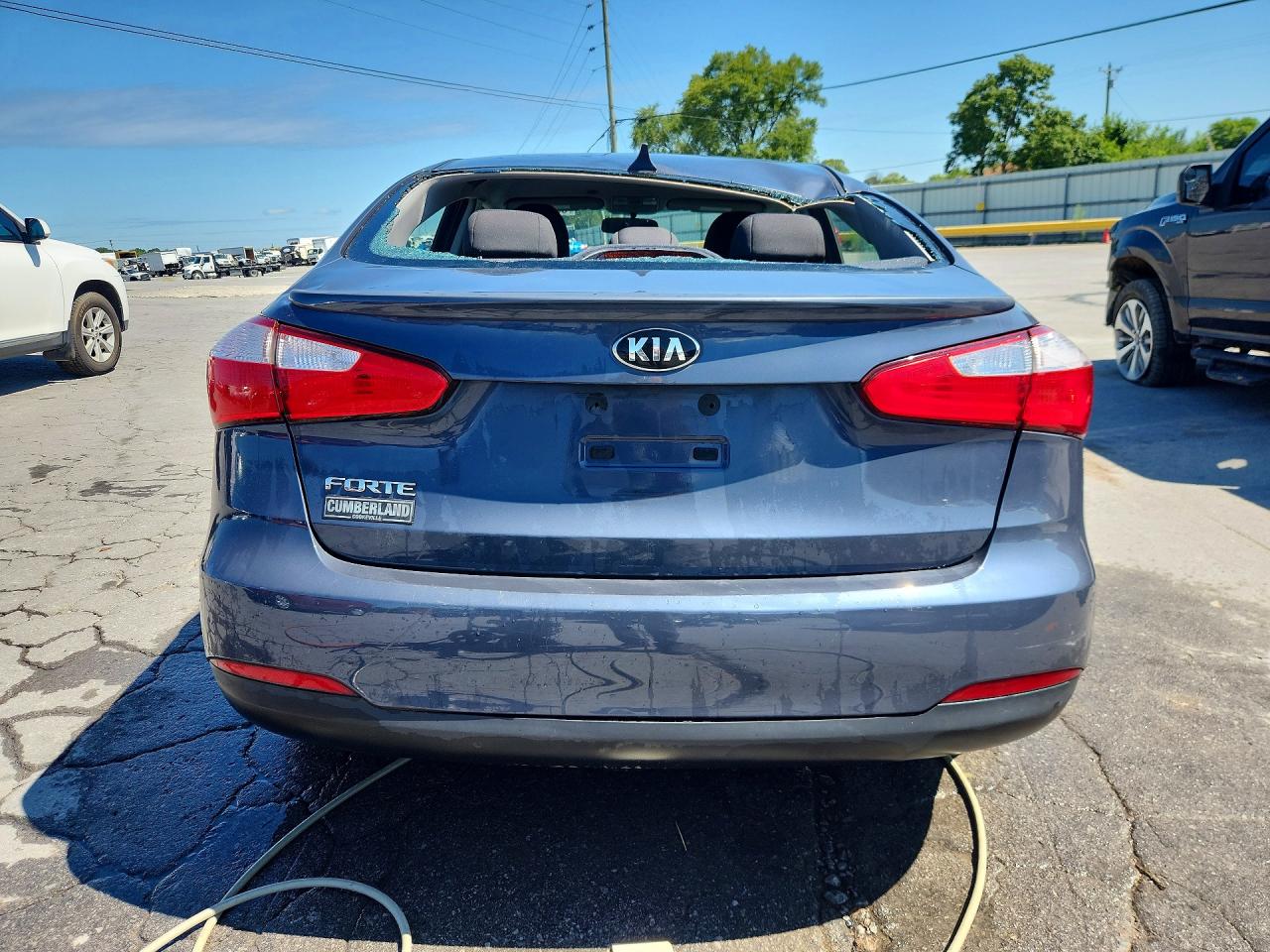 2015 Kia Forte Lx Gray vin: KNAFX4A68F5426639