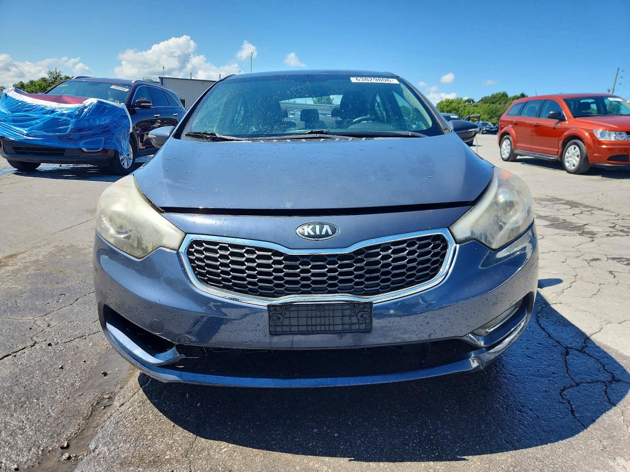 2015 Kia Forte Lx Gray vin: KNAFX4A68F5426639