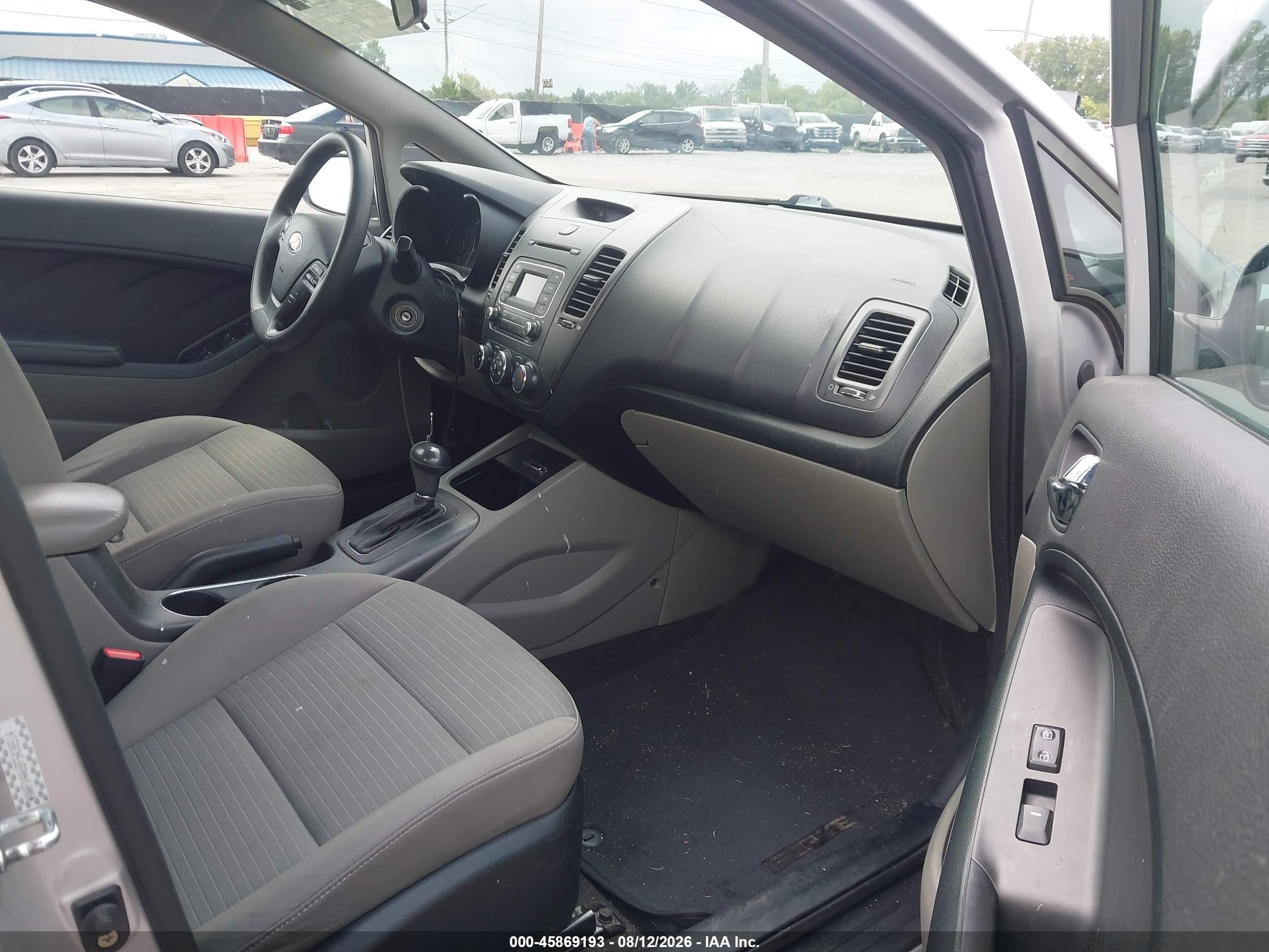 2015 Kia Forte Lx Silver vin: KNAFX4A68F5430514