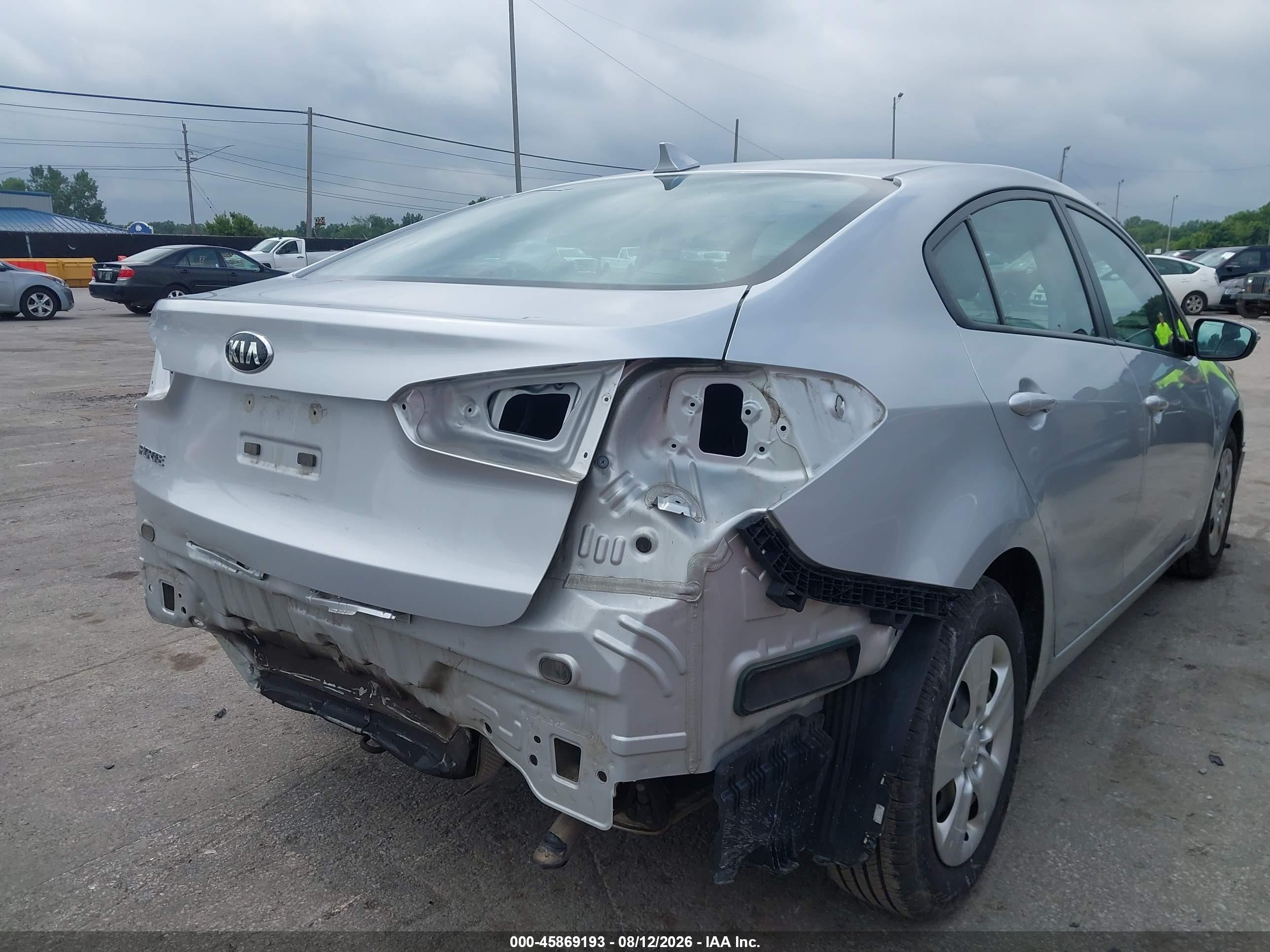 2015 Kia Forte Lx Silver vin: KNAFX4A68F5430514