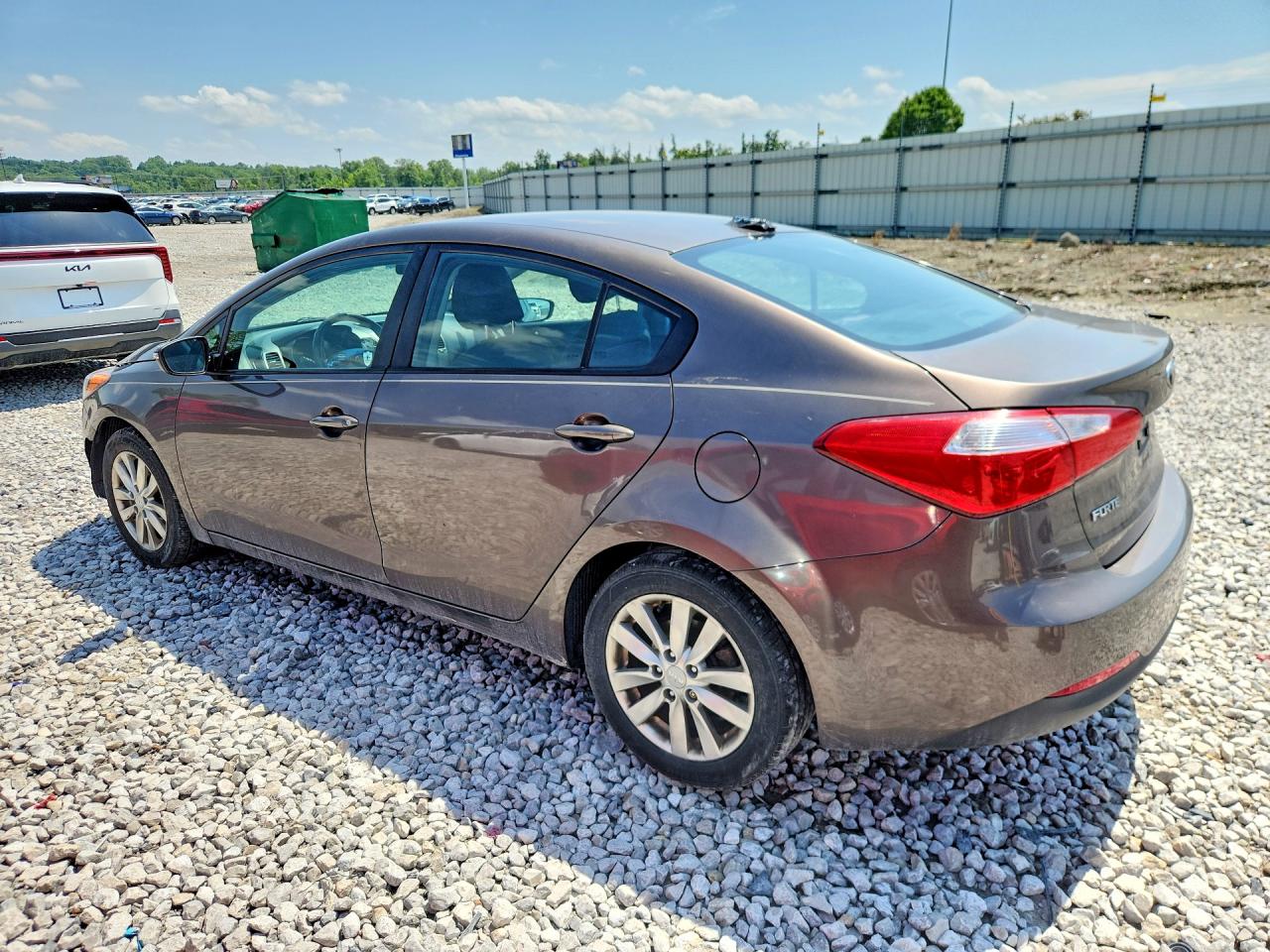 2014 Kia Forte Lx Gray vin: KNAFX4A69E5063461